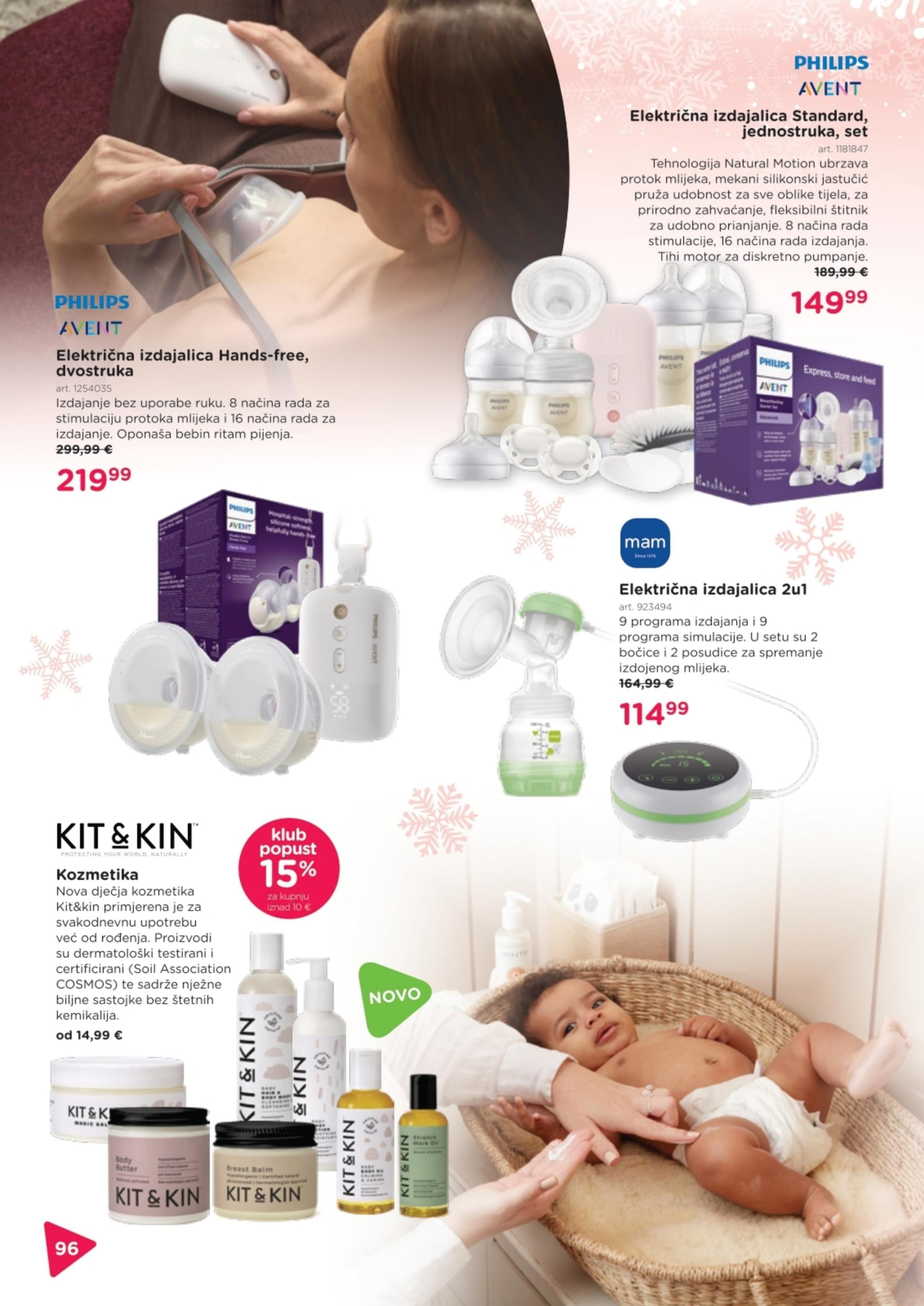 Stranica 96. Baby Center kataloga - Akcije od 14.11. do 06.01.2026.