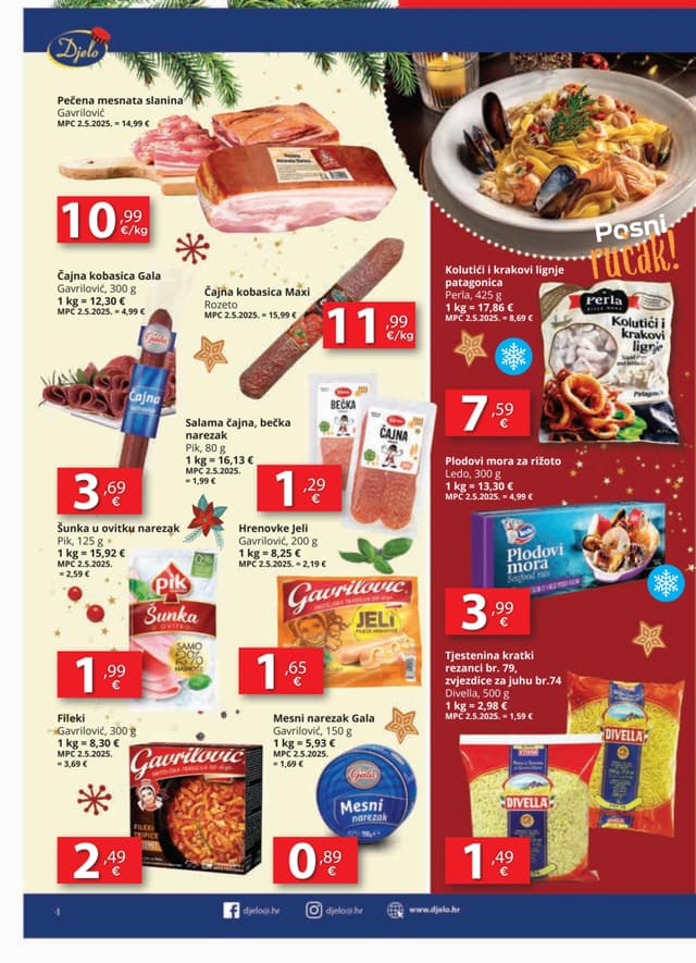 Plodovi mora za rižoto Ledo 300 g na akciji u trgovinama Djelo