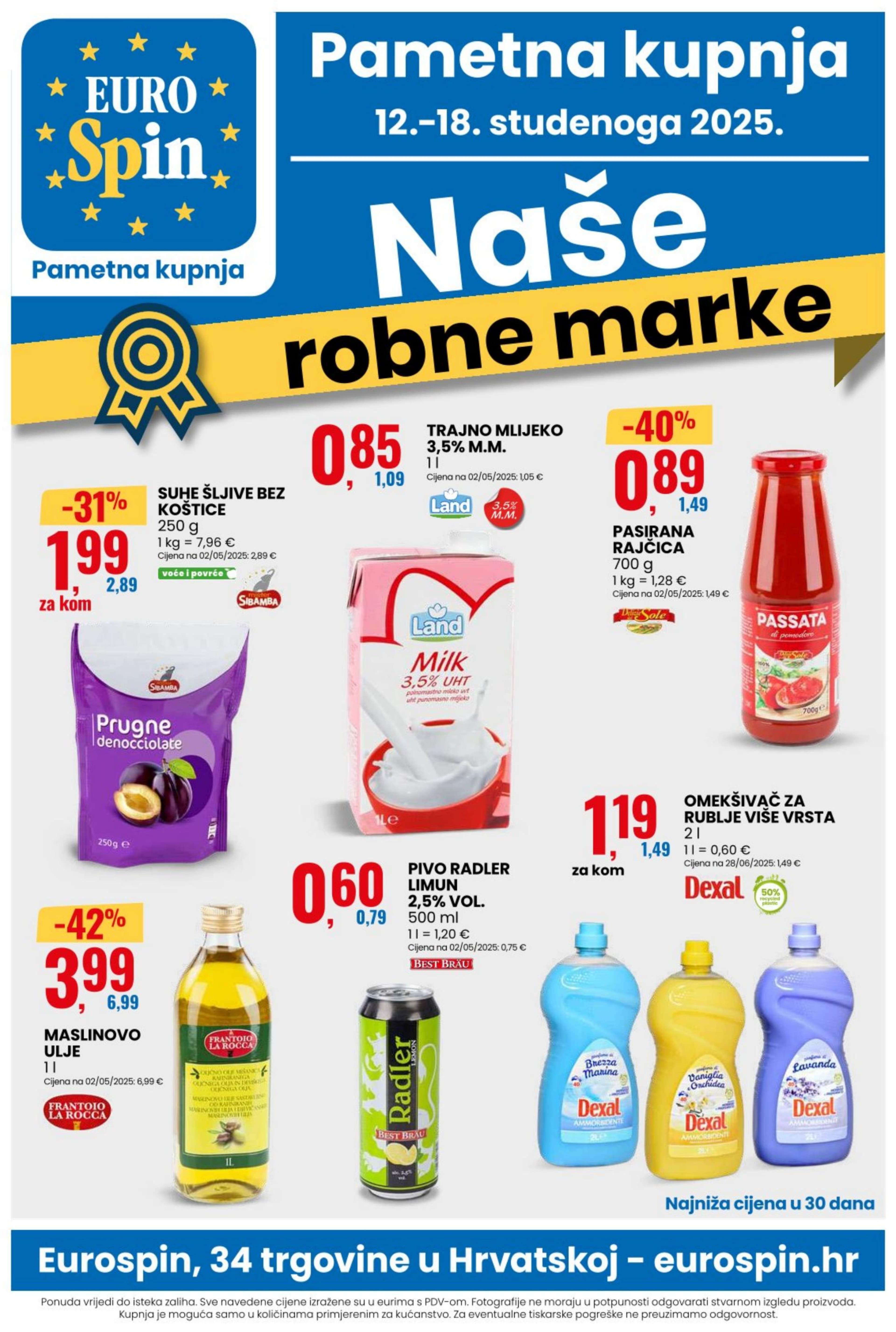 Stranica 1. Eurospin kataloga - Akcije od 12.11. do 18.11.2025.
