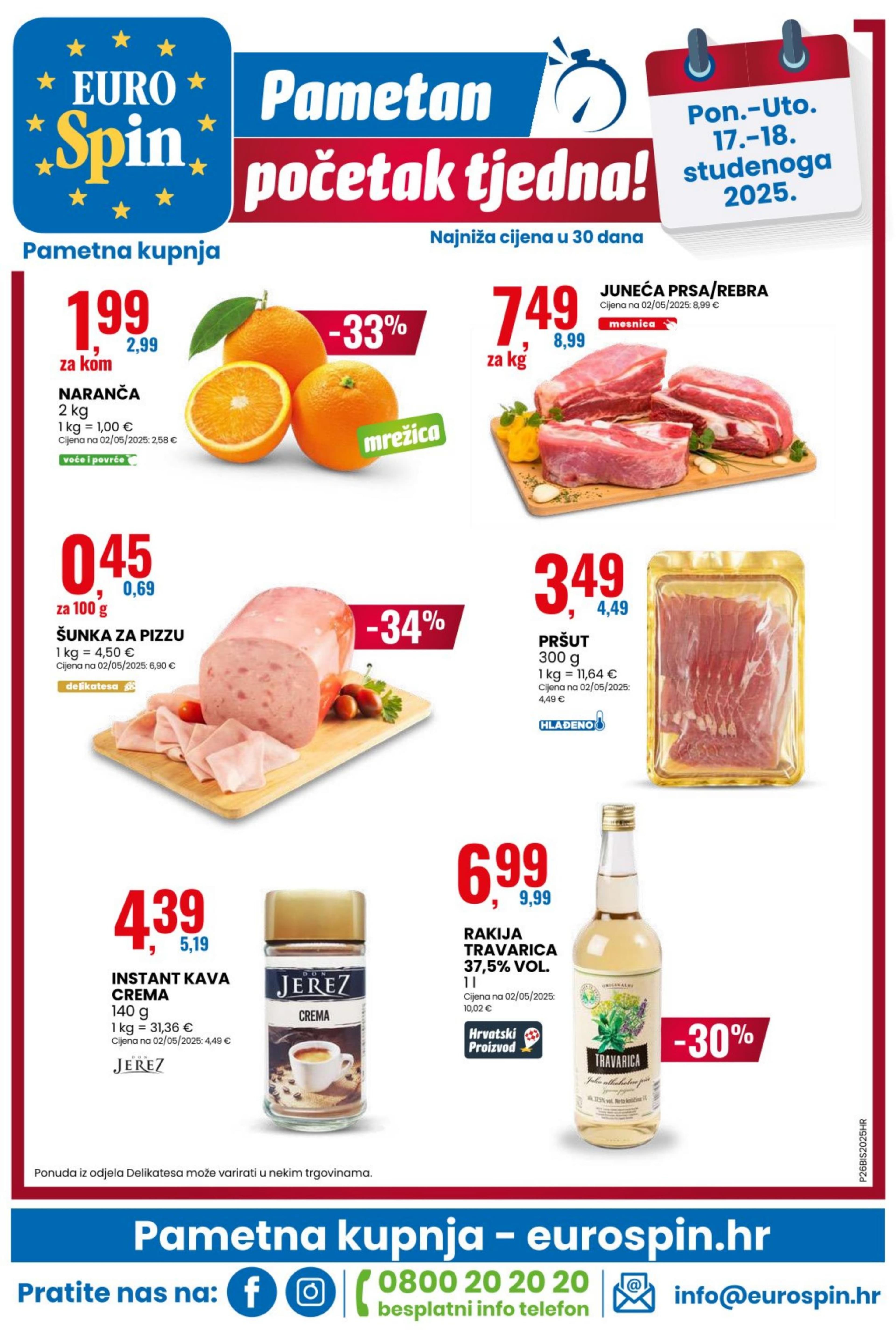 Stranica 16. Eurospin kataloga - Akcije od 12.11. do 18.11.2025.