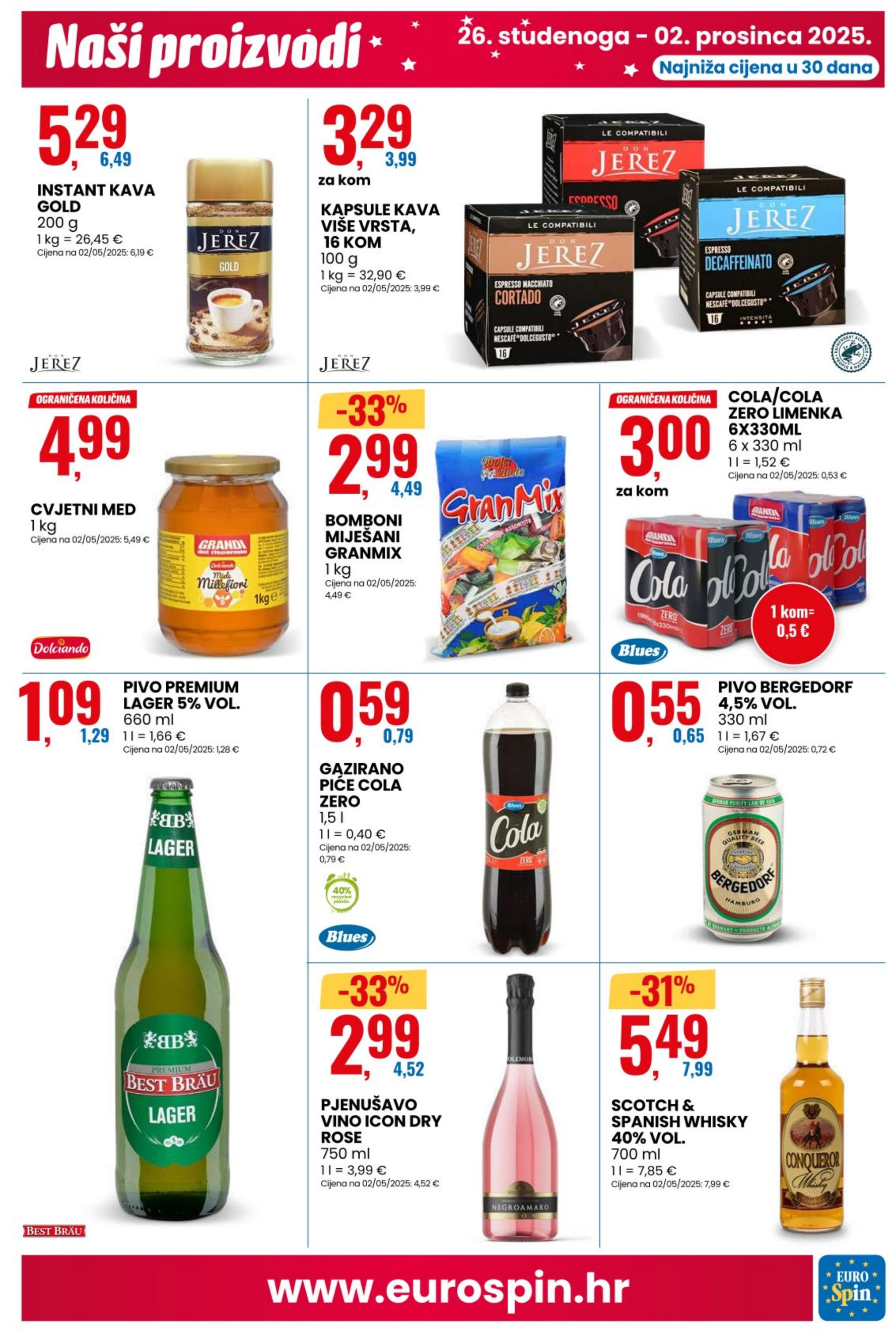 Stranica 5. Eurospin kataloga - od 26.11. do 02.12.2025.