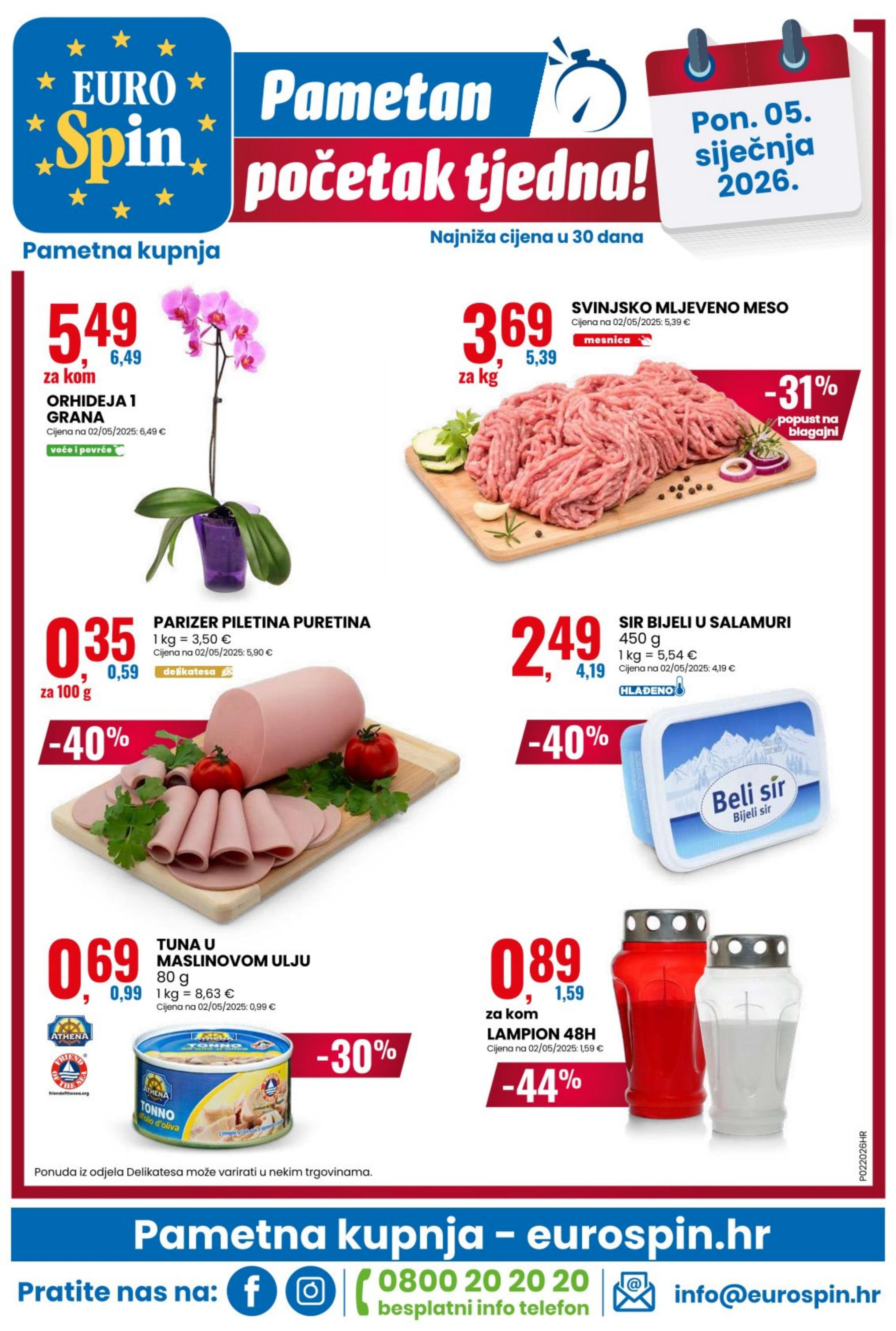 Stranica 24. Eurospin kataloga - Akcije od 29.12. do 05.01.2026.