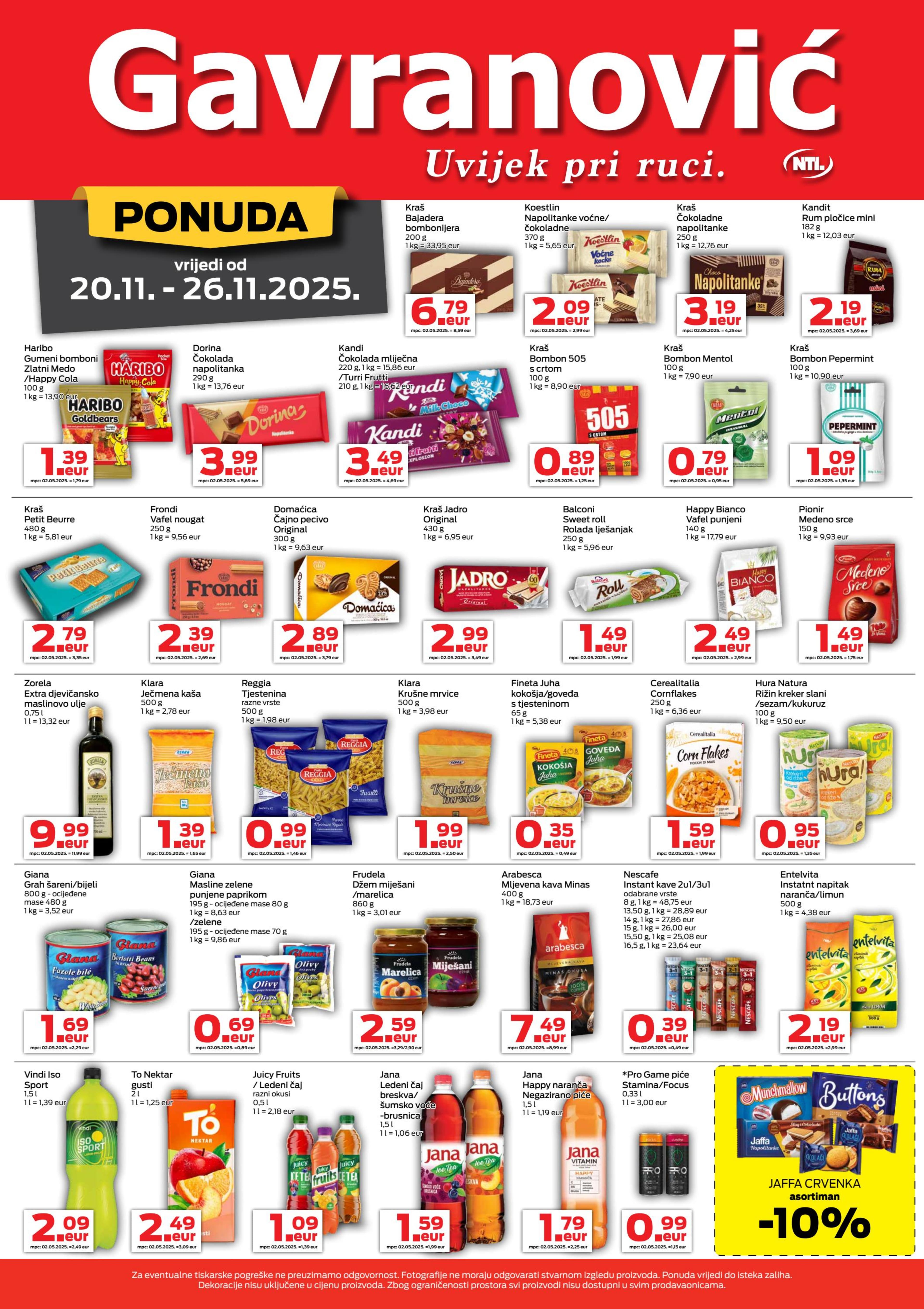 Stranica 3. Gavranović kataloga - Akcije od 20.11. do 26.11.2025.