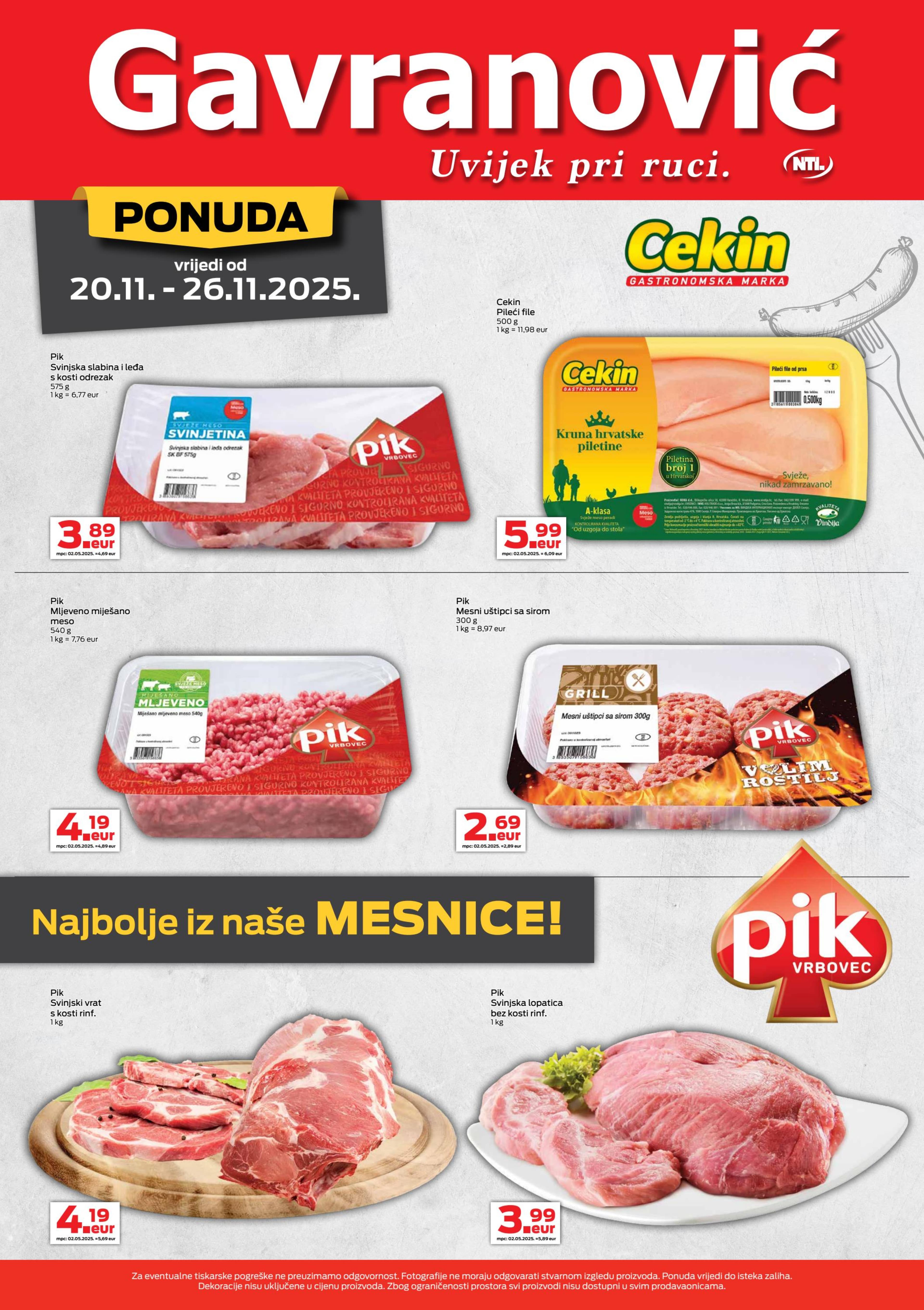 Stranica 5. Gavranović kataloga - Akcije od 20.11. do 26.11.2025.