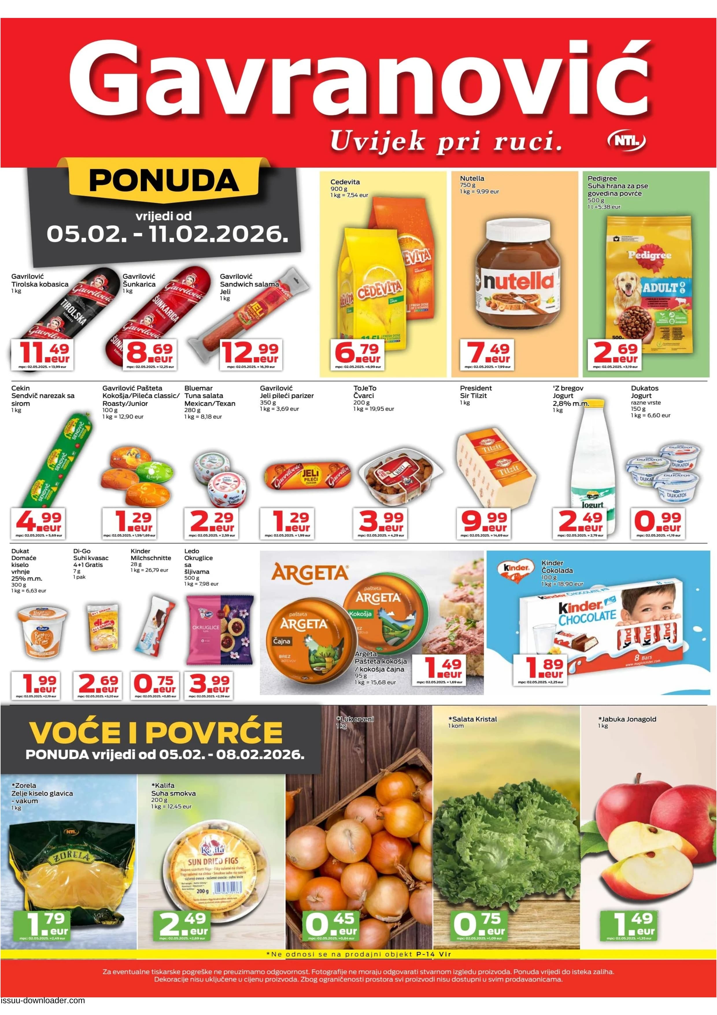 Stranica 2. Gavranović kataloga - Tjedna Akcija