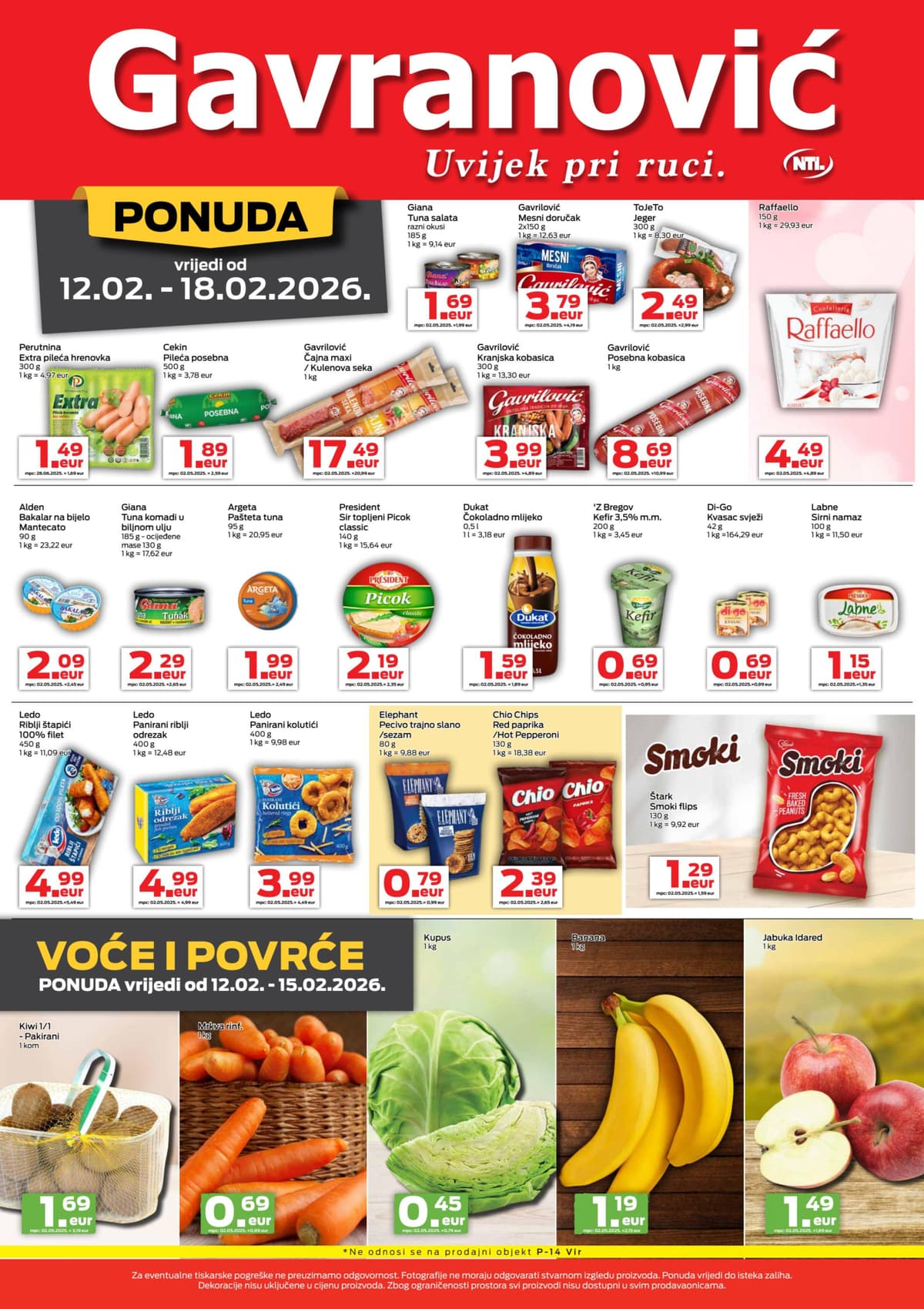 Stranica 2. Gavranović kataloga - Tjedna Akcija od 13.02.2026.