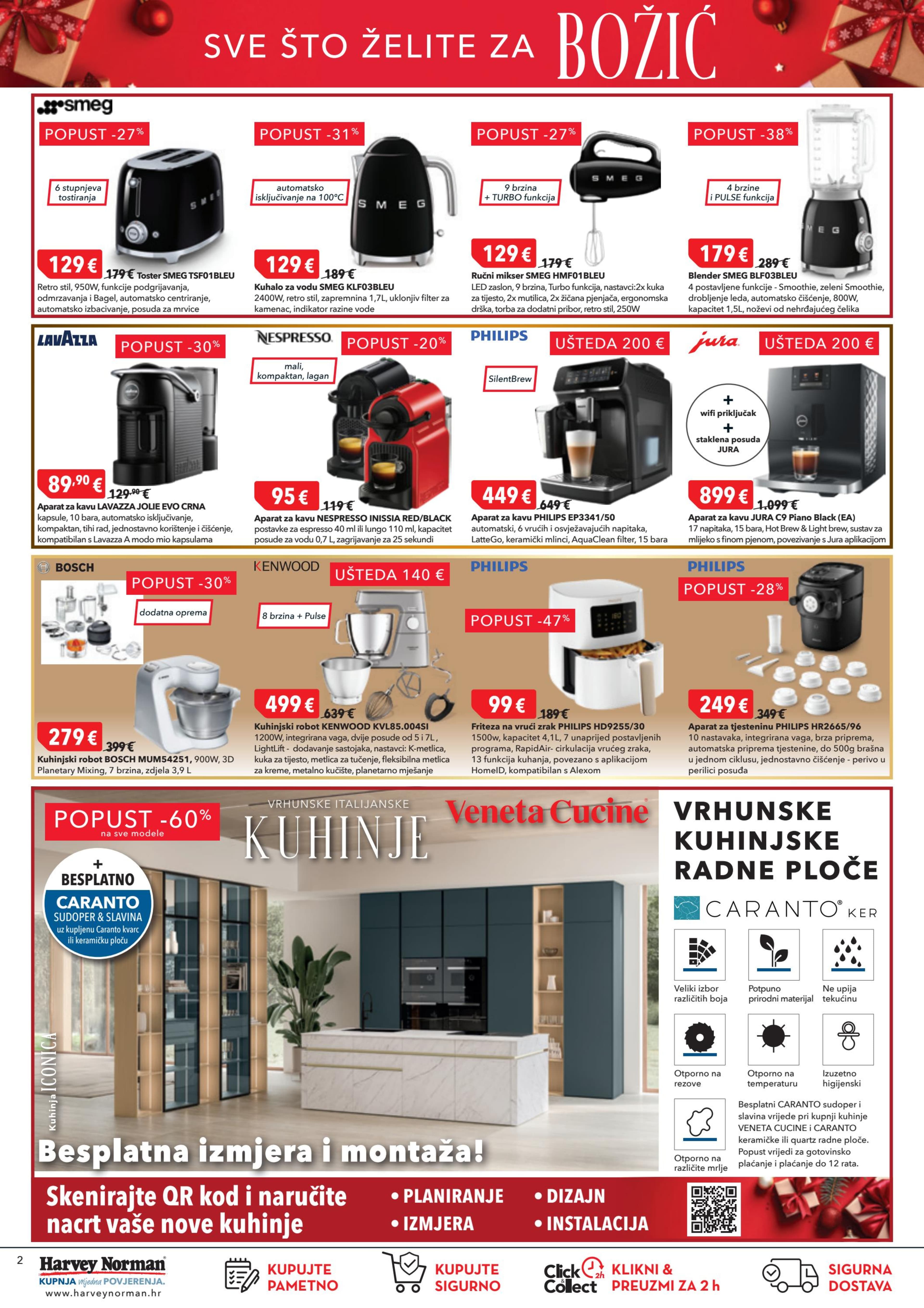 Stranica 2. Harvey Norman kataloga - Akcije od 11.12. do 26.12.2025.