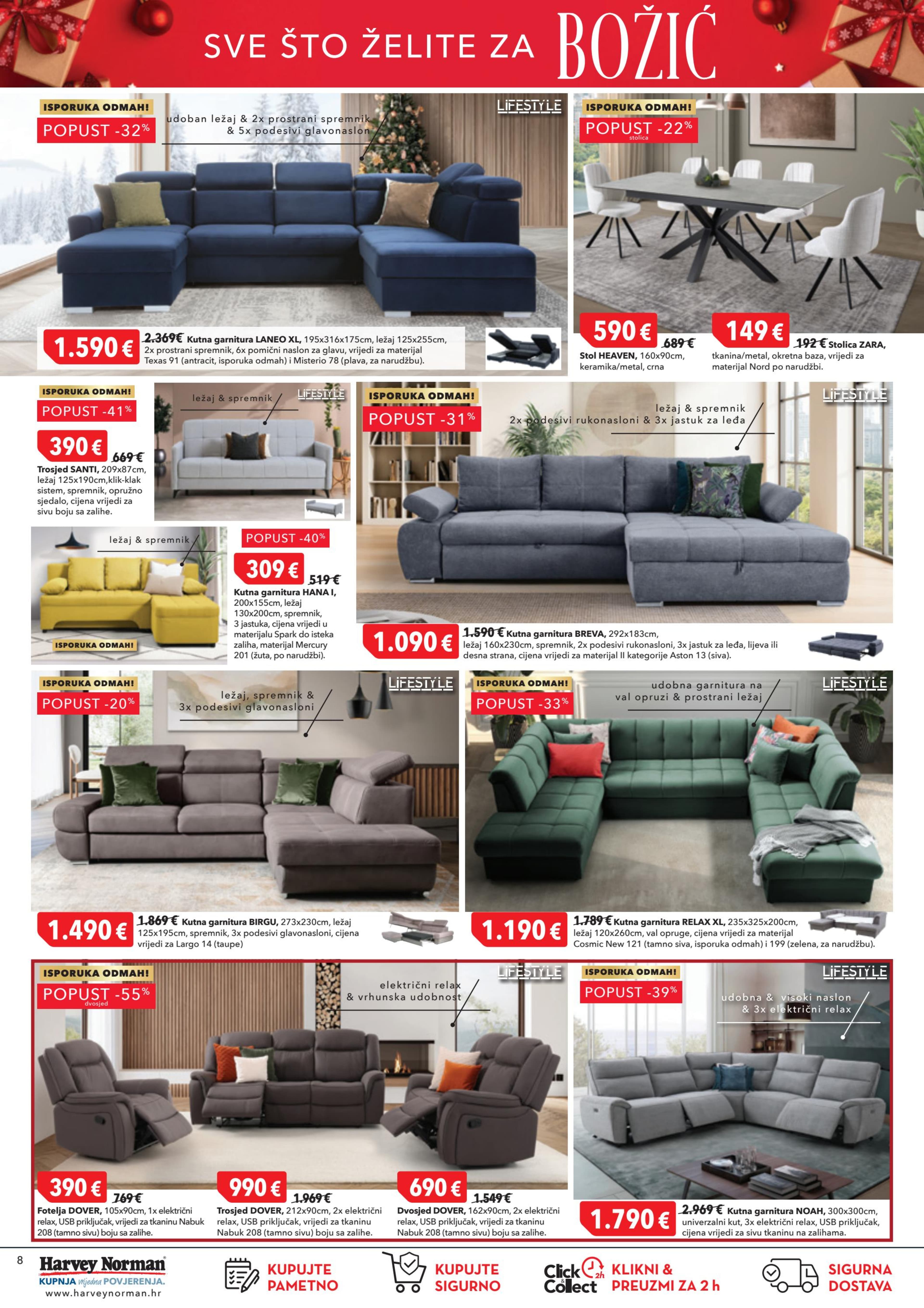 Stranica 8. Harvey Norman kataloga - Akcije od 11.12. do 26.12.2025.