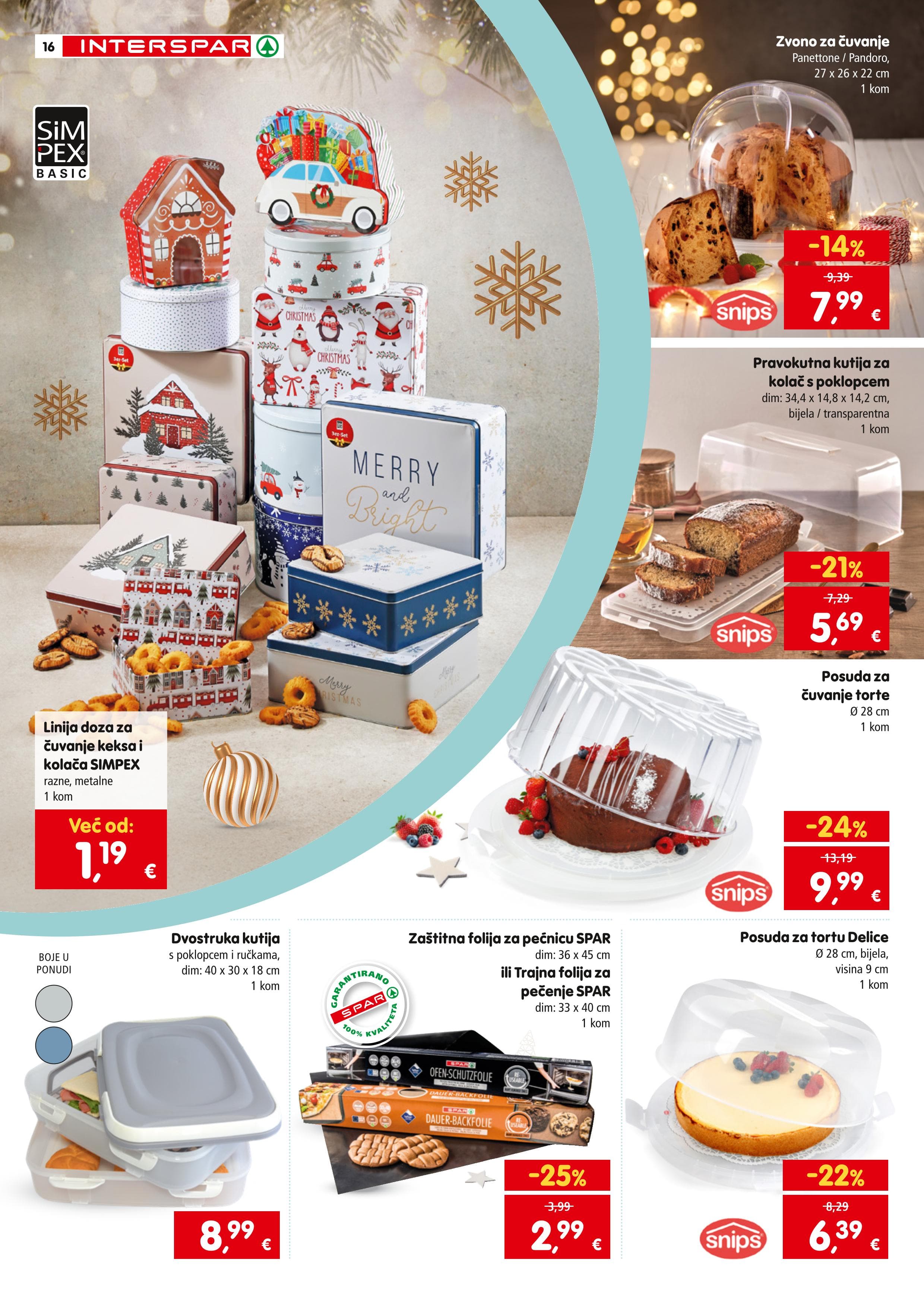 Stranica 16. Interspar kataloga - Akcije od 08.10. do 06.01.2026.
