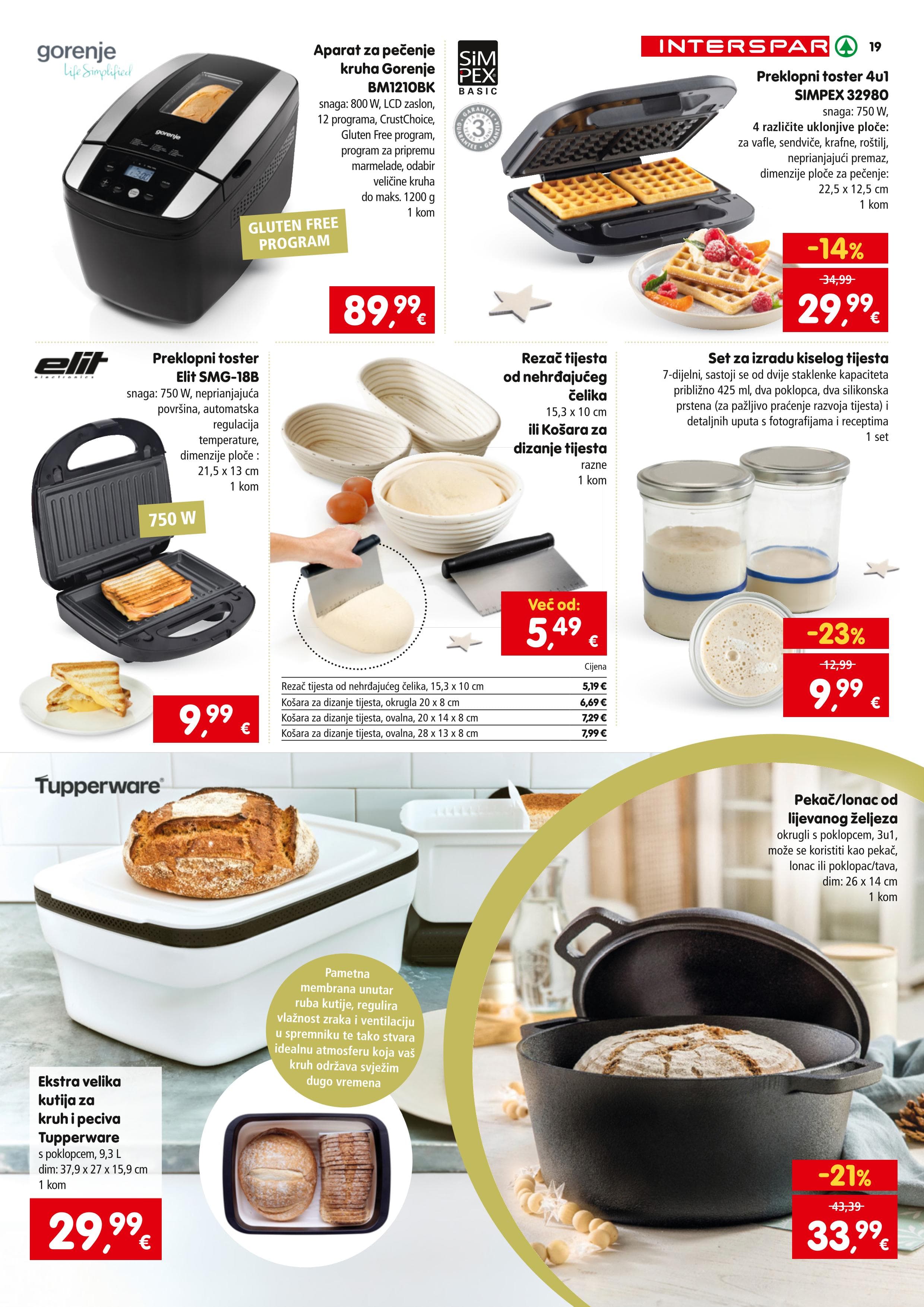 Stranica 19. Interspar kataloga - Akcije od 08.10. do 06.01.2026.