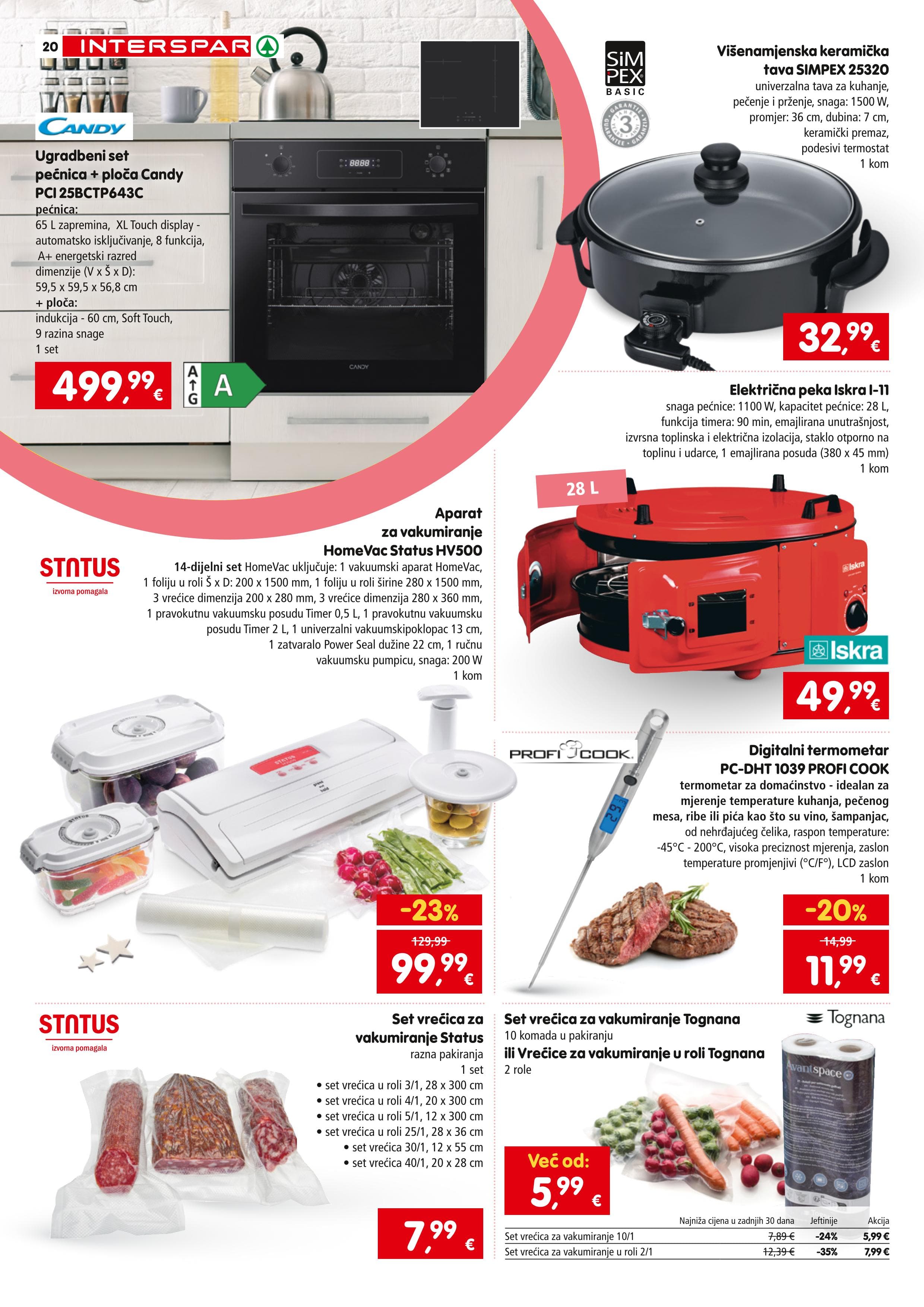 Stranica 20. Interspar kataloga - Akcije od 08.10. do 06.01.2026.