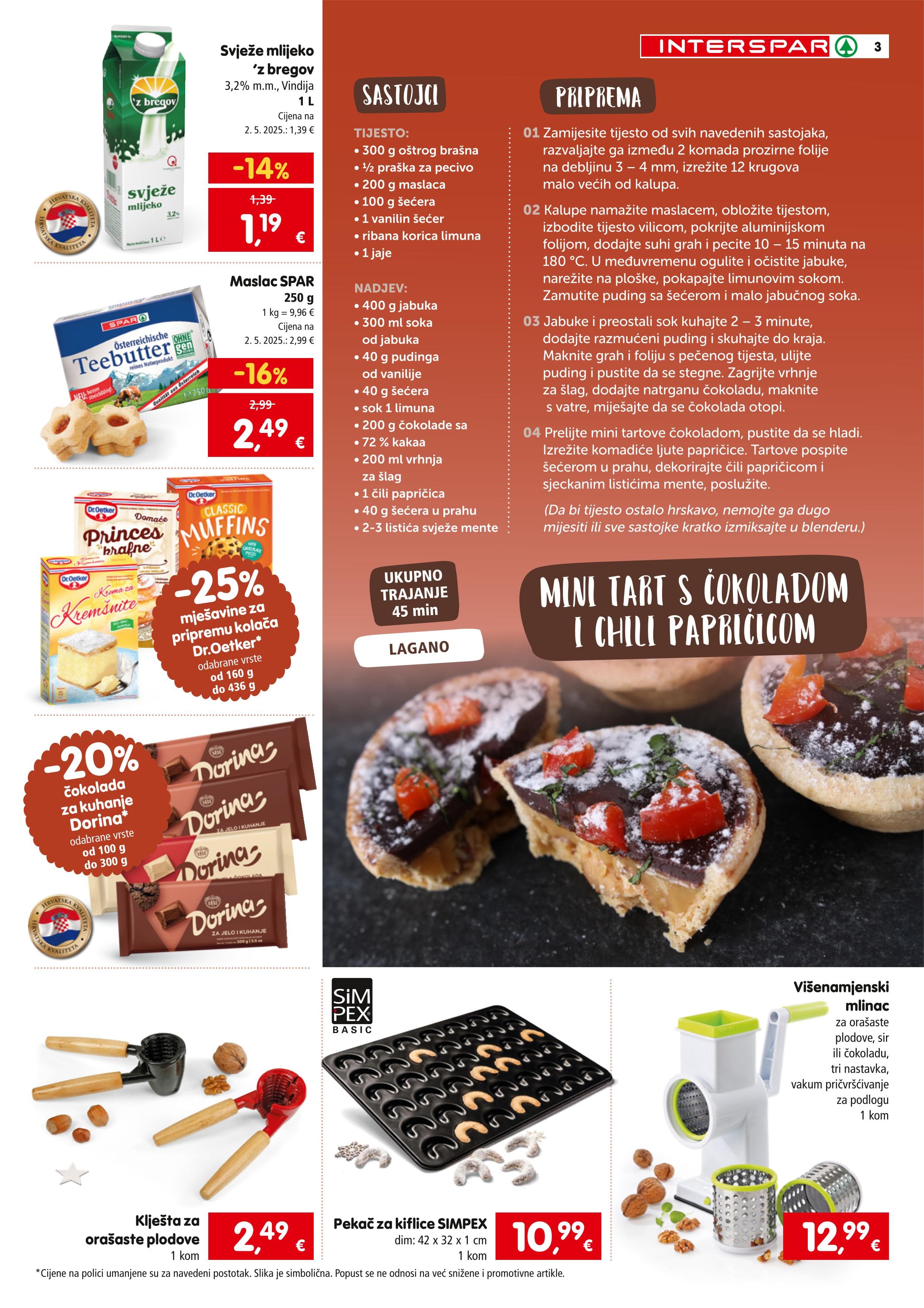 Stranica 3. Interspar kataloga - Akcije od 08.10. do 06.01.2026.