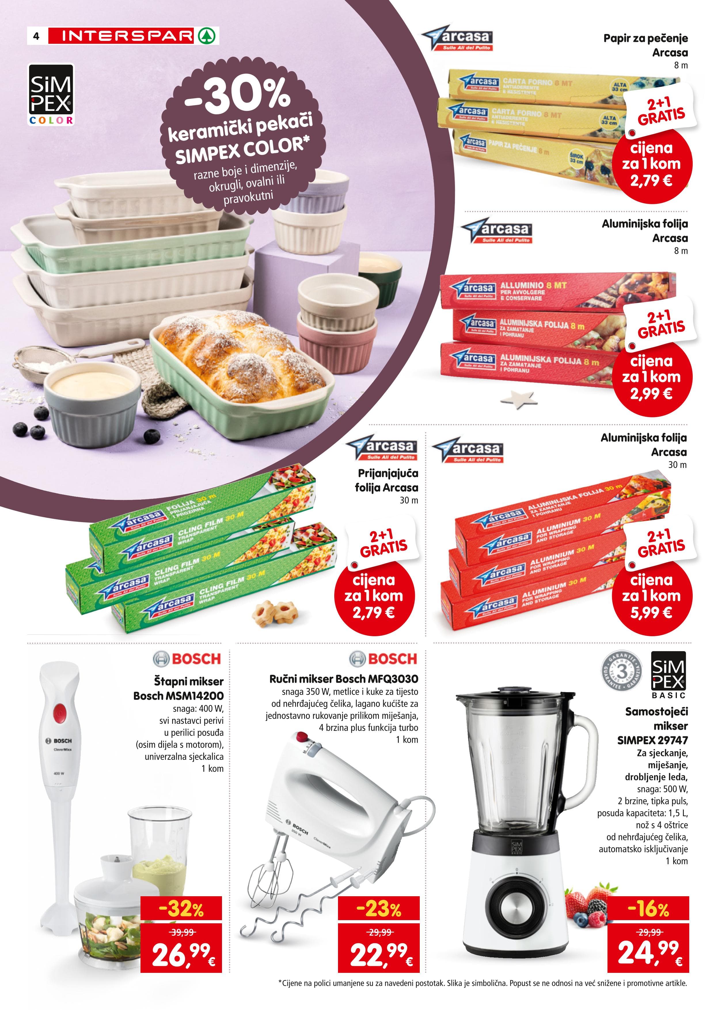 Stranica 4. Interspar kataloga - Akcije od 08.10. do 06.01.2026.