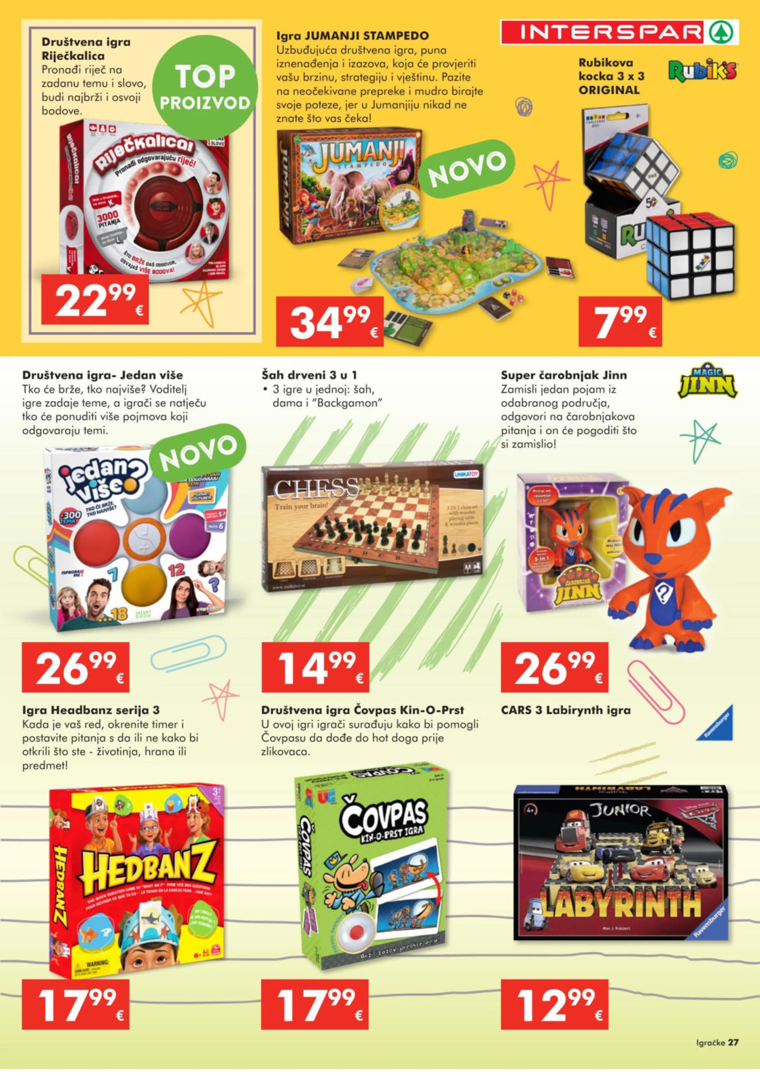 Stranica 27. Interspar kataloga - Akcije od 22.10. do 06.01.2026.
