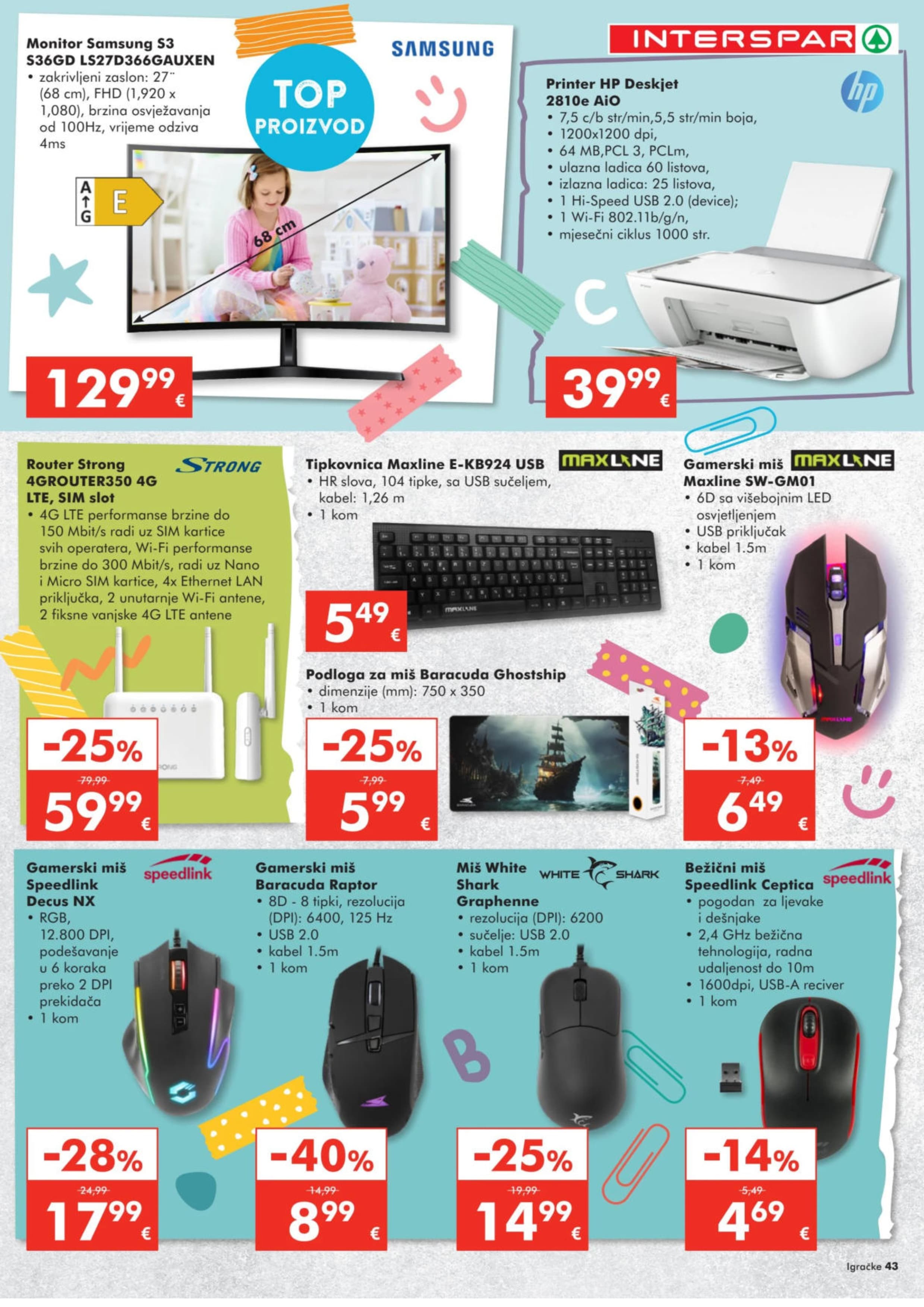 Stranica 43. Interspar kataloga - Akcije od 22.10. do 06.01.2026.