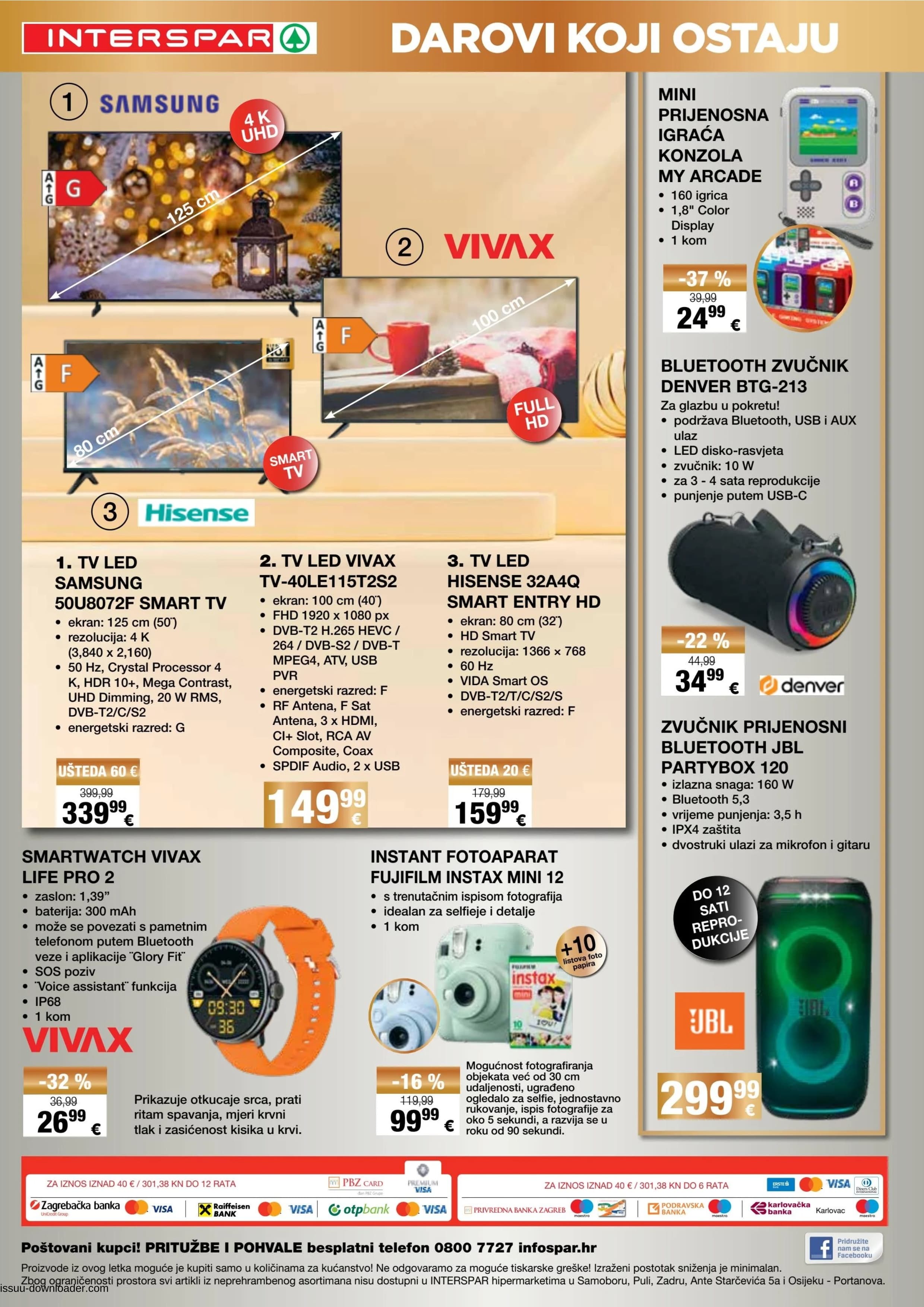 Stranica 16. Interspar kataloga - Akcije od 29.10. do 05.01.2026.