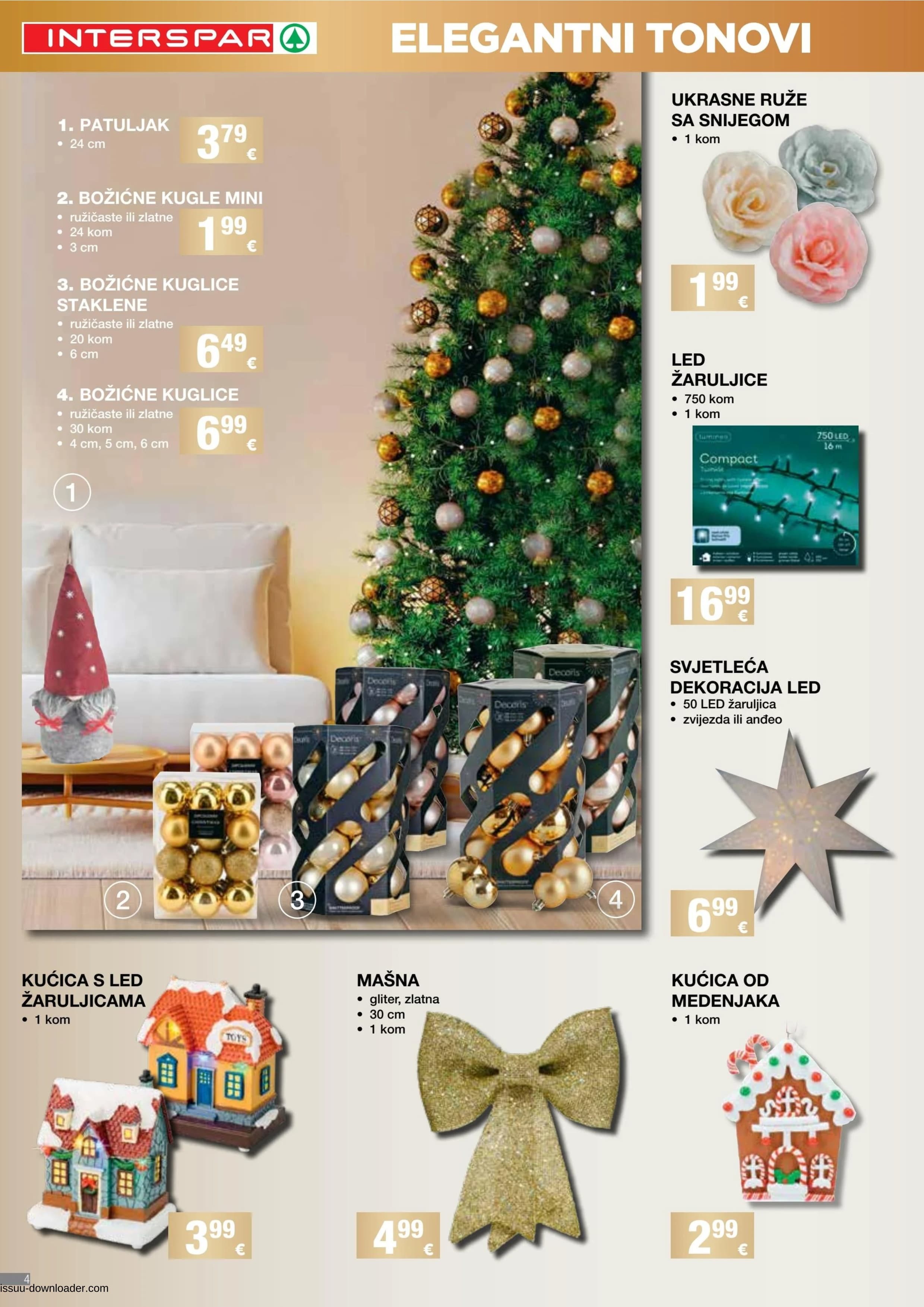 Stranica 4. Interspar kataloga - Akcije od 29.10. do 05.01.2026.