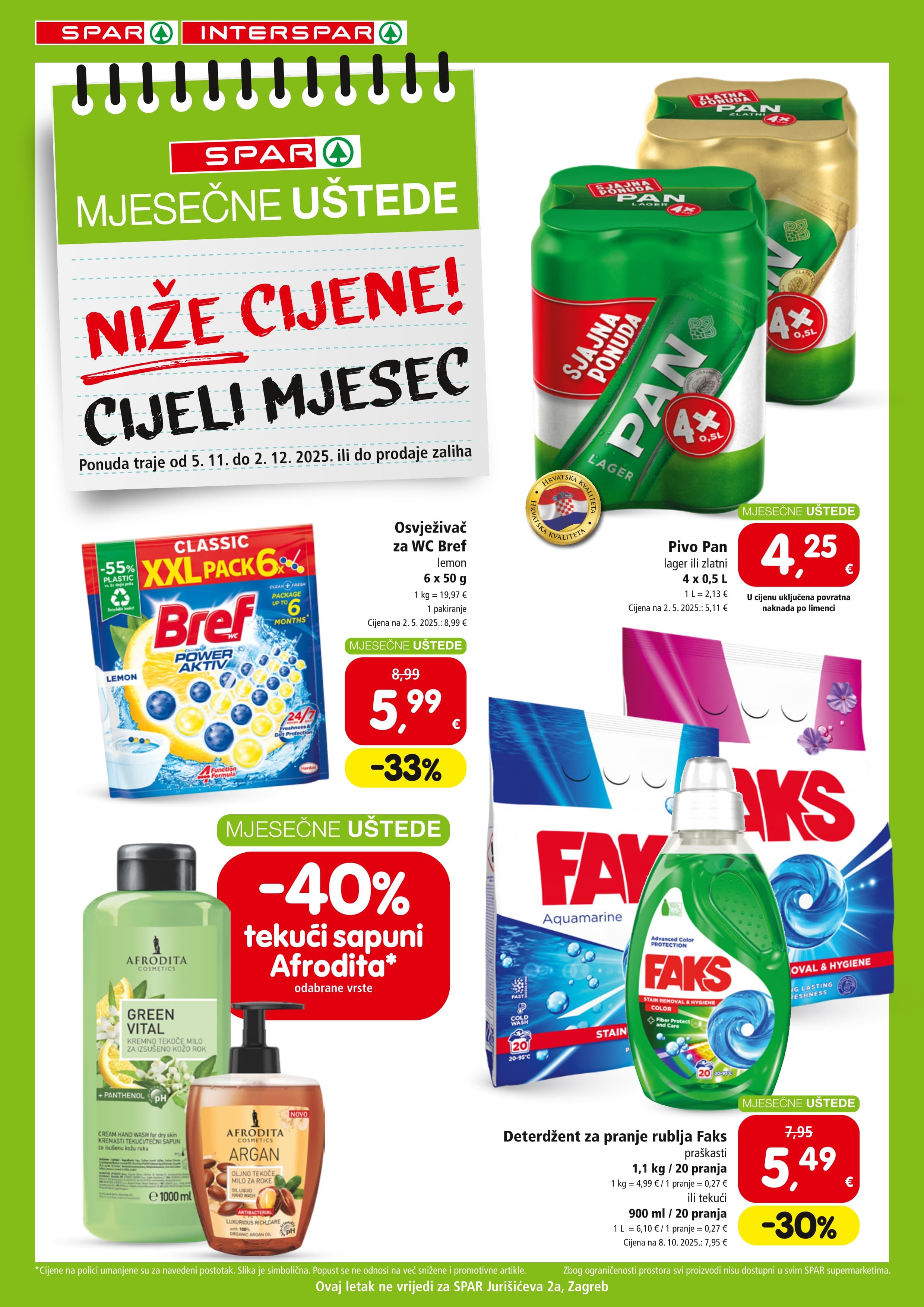 Stranica 4. Interspar kataloga - Akcije od 05.11. do 02.12.2025.