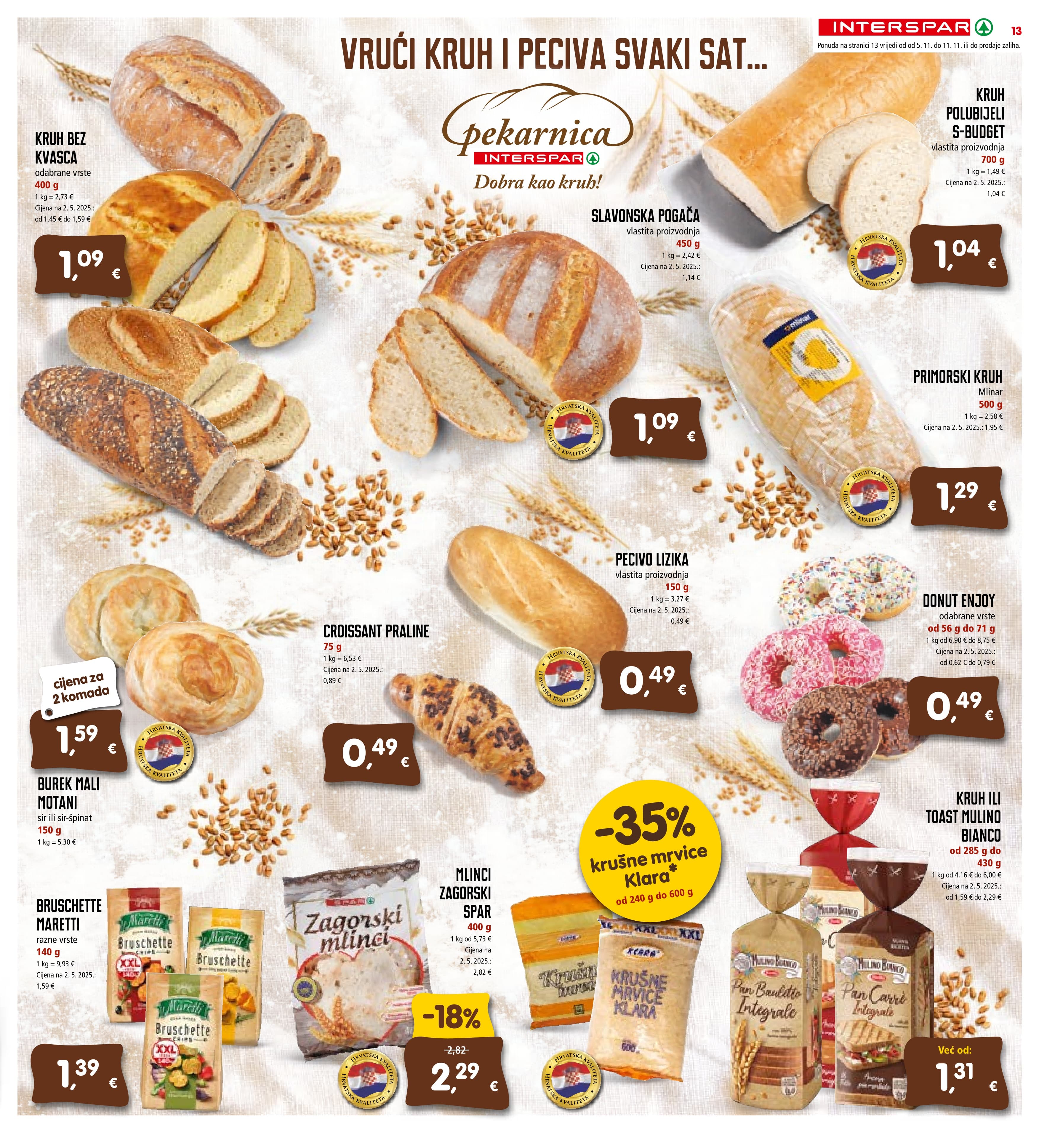 Stranica 13. Interspar kataloga - Akcije od 05.11. do 11.11.2025.