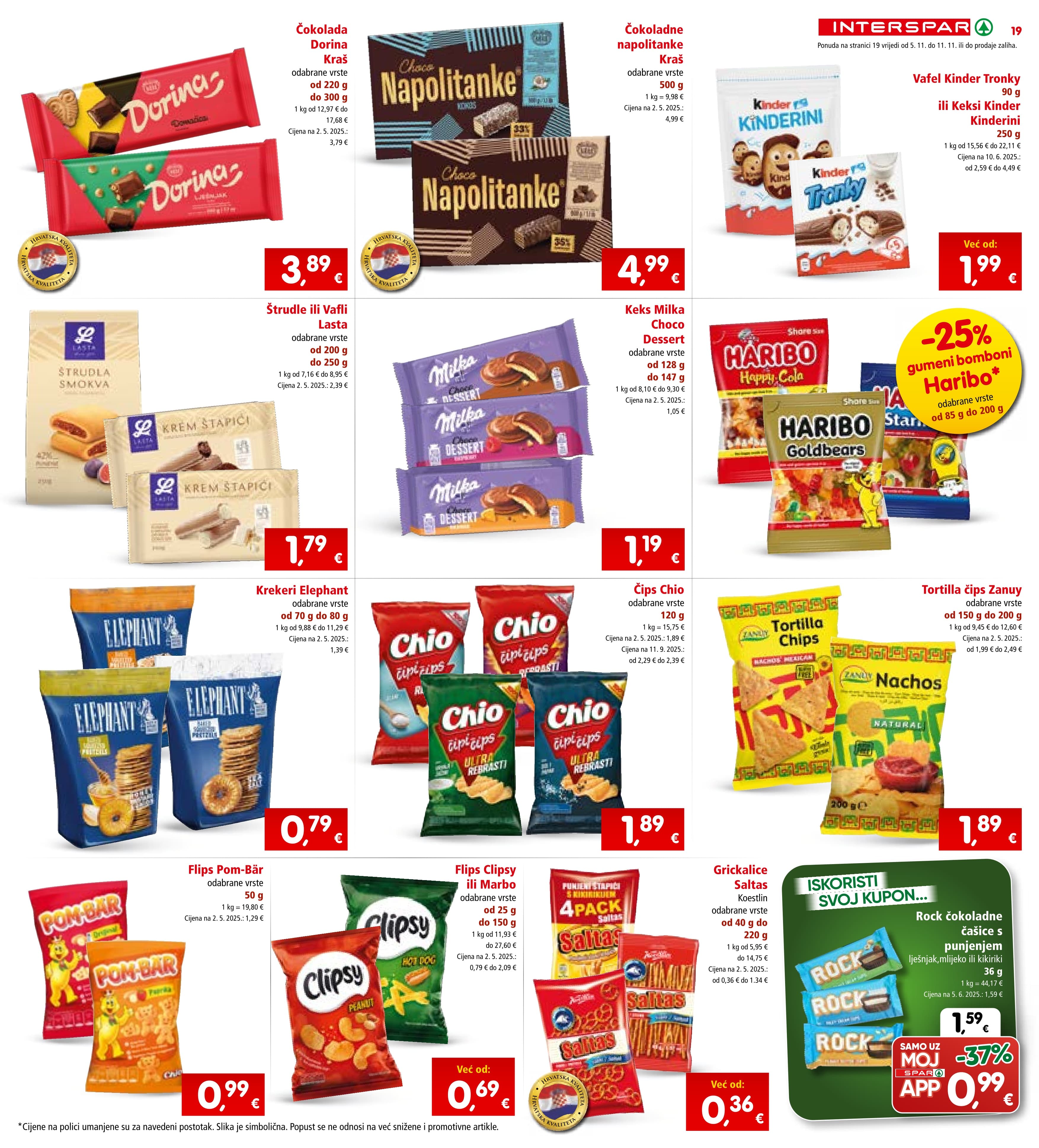 Stranica 19. Interspar kataloga - Akcije od 05.11. do 11.11.2025.