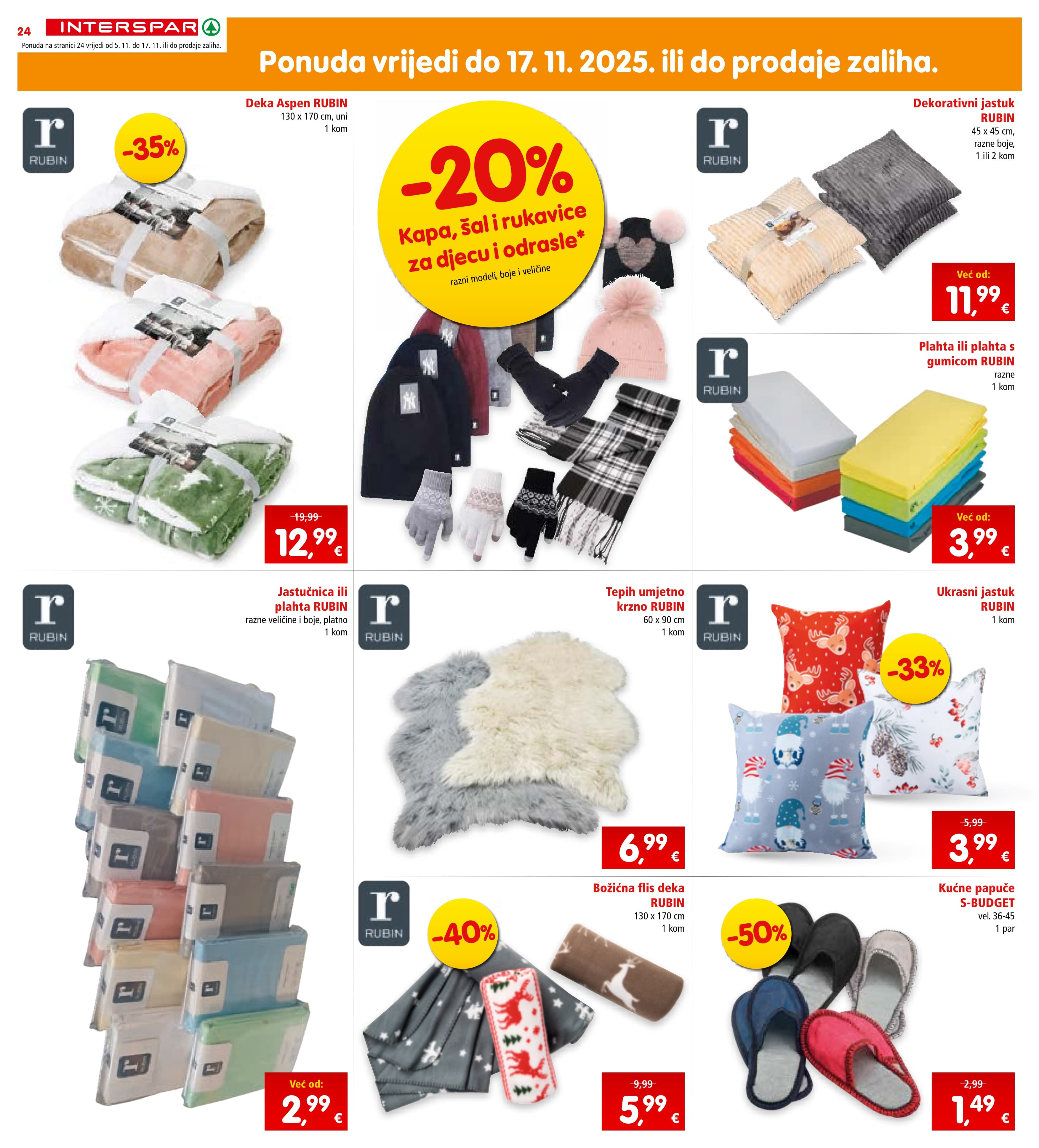 Stranica 27. Interspar kataloga - Akcije od 05.11. do 11.11.2025.