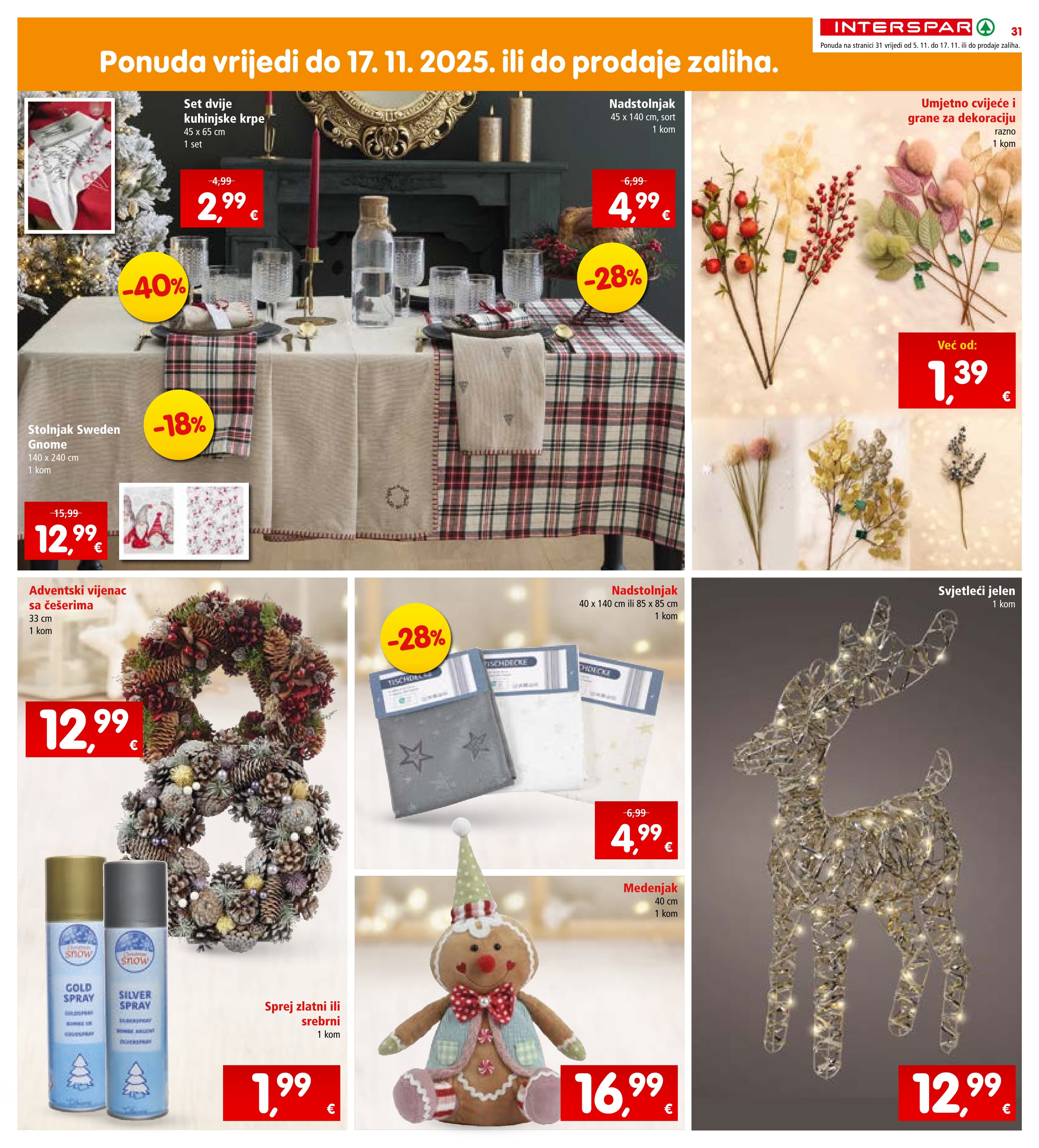 Stranica 34. Interspar kataloga - Akcije od 05.11. do 11.11.2025.