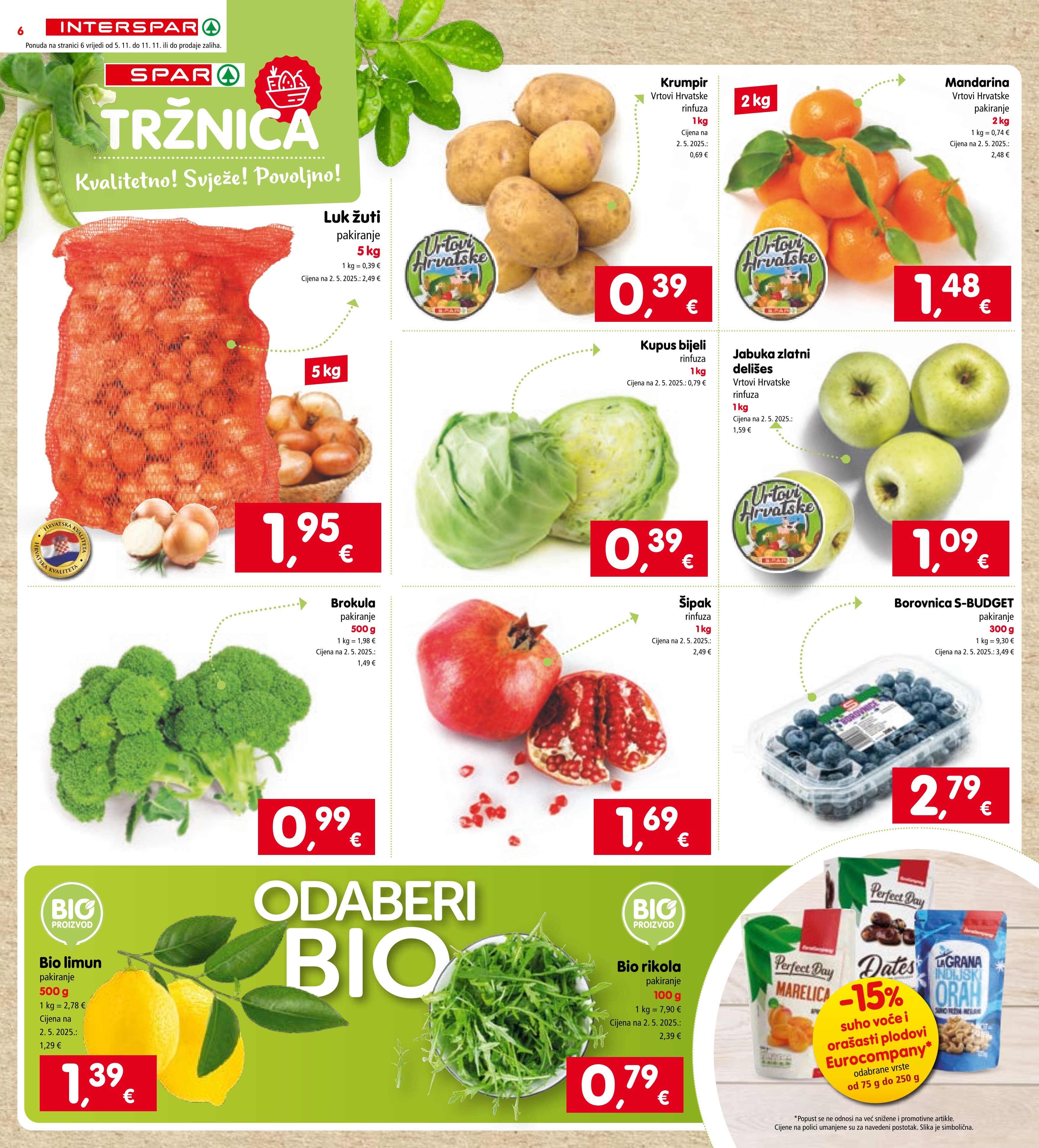 Stranica 6. Interspar kataloga - Akcije od 05.11. do 11.11.2025.