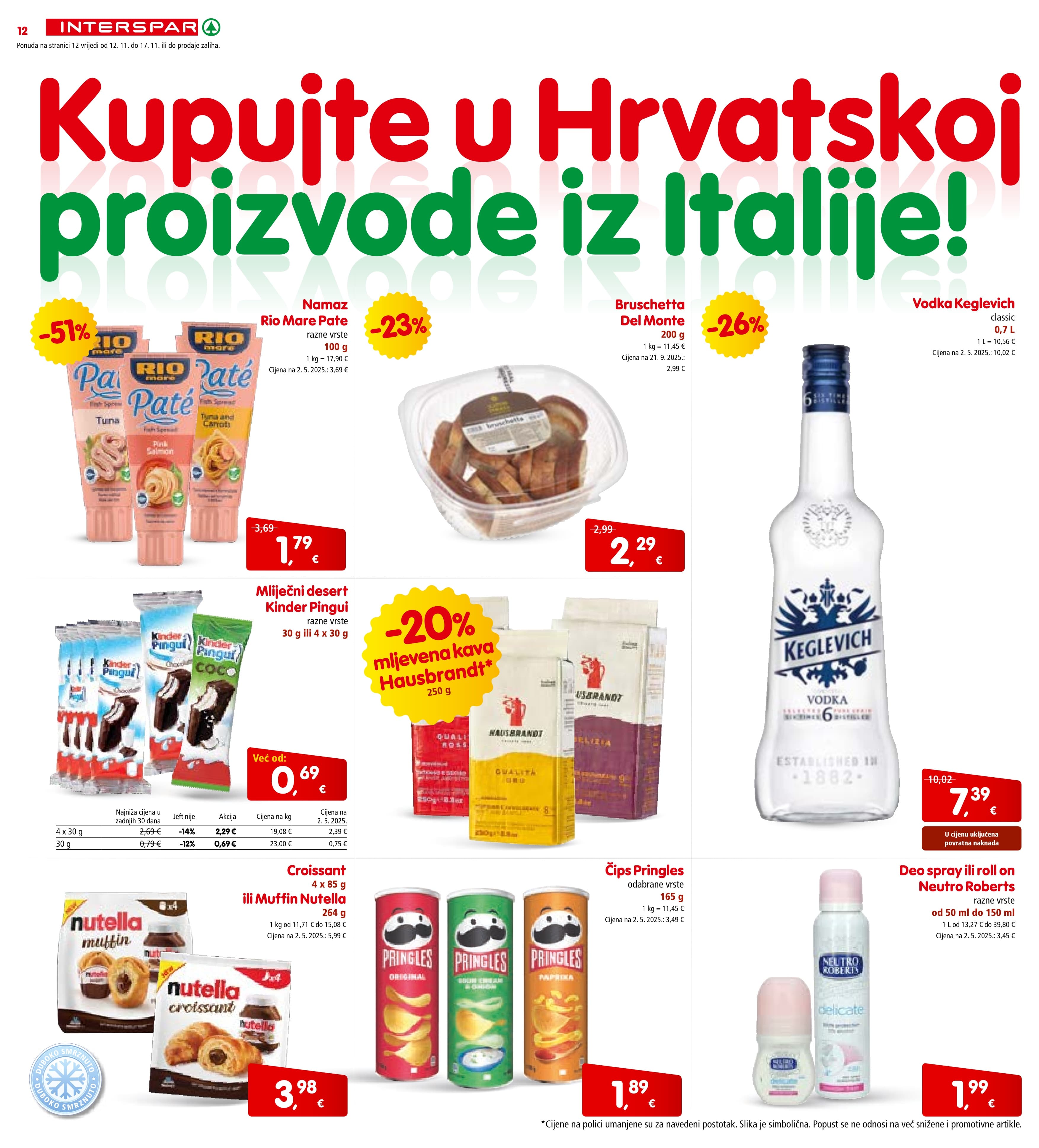 Stranica 14. Interspar kataloga - Akcije od 12.11. do 17.11.2025.