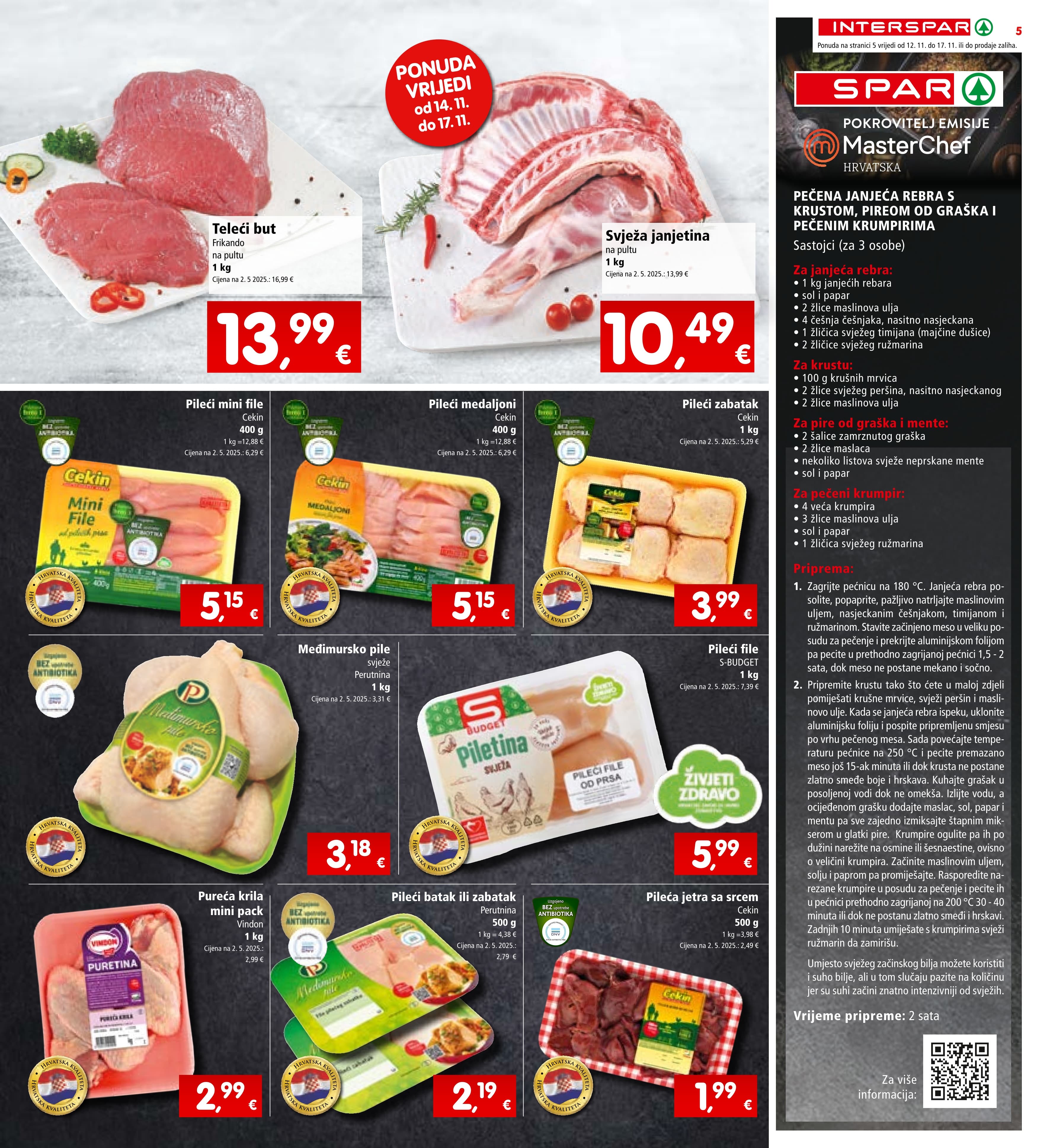 Stranica 5. Interspar kataloga - Akcije od 12.11. do 17.11.2025.