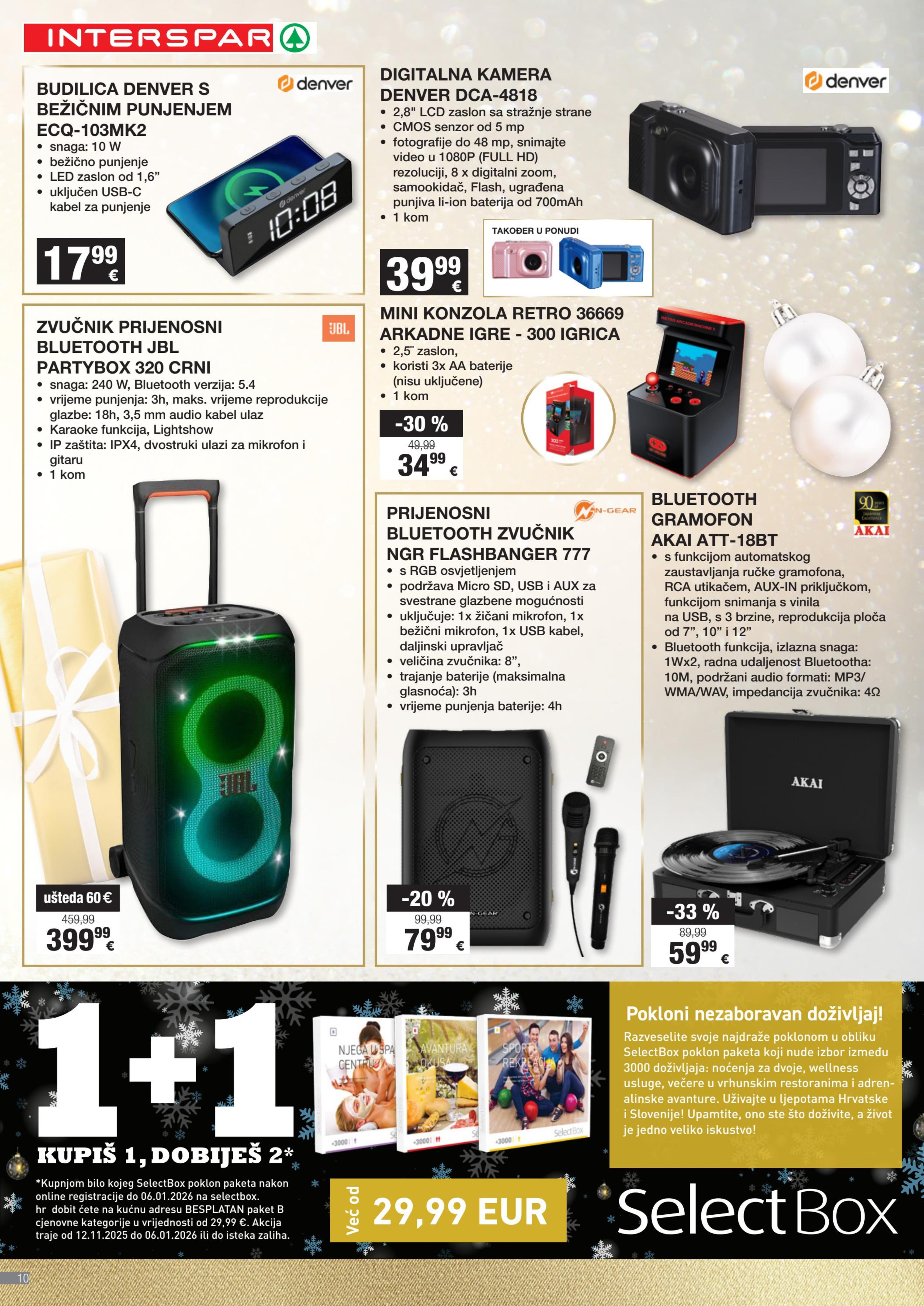 Stranica 10. Interspar kataloga - Akcije od 12.11. do 07.01.2026.