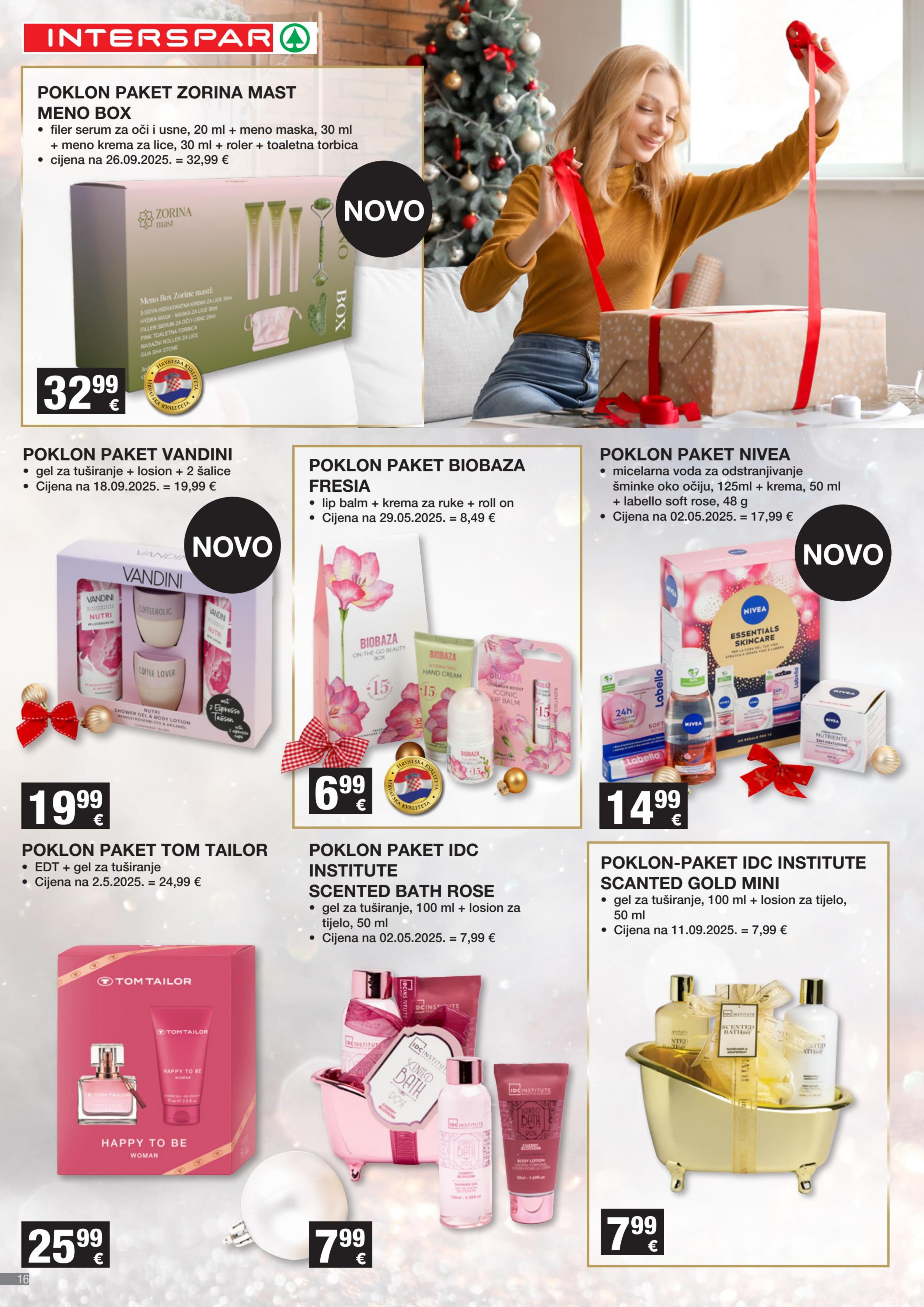 Stranica 16. Interspar kataloga - Akcije od 12.11. do 07.01.2026.