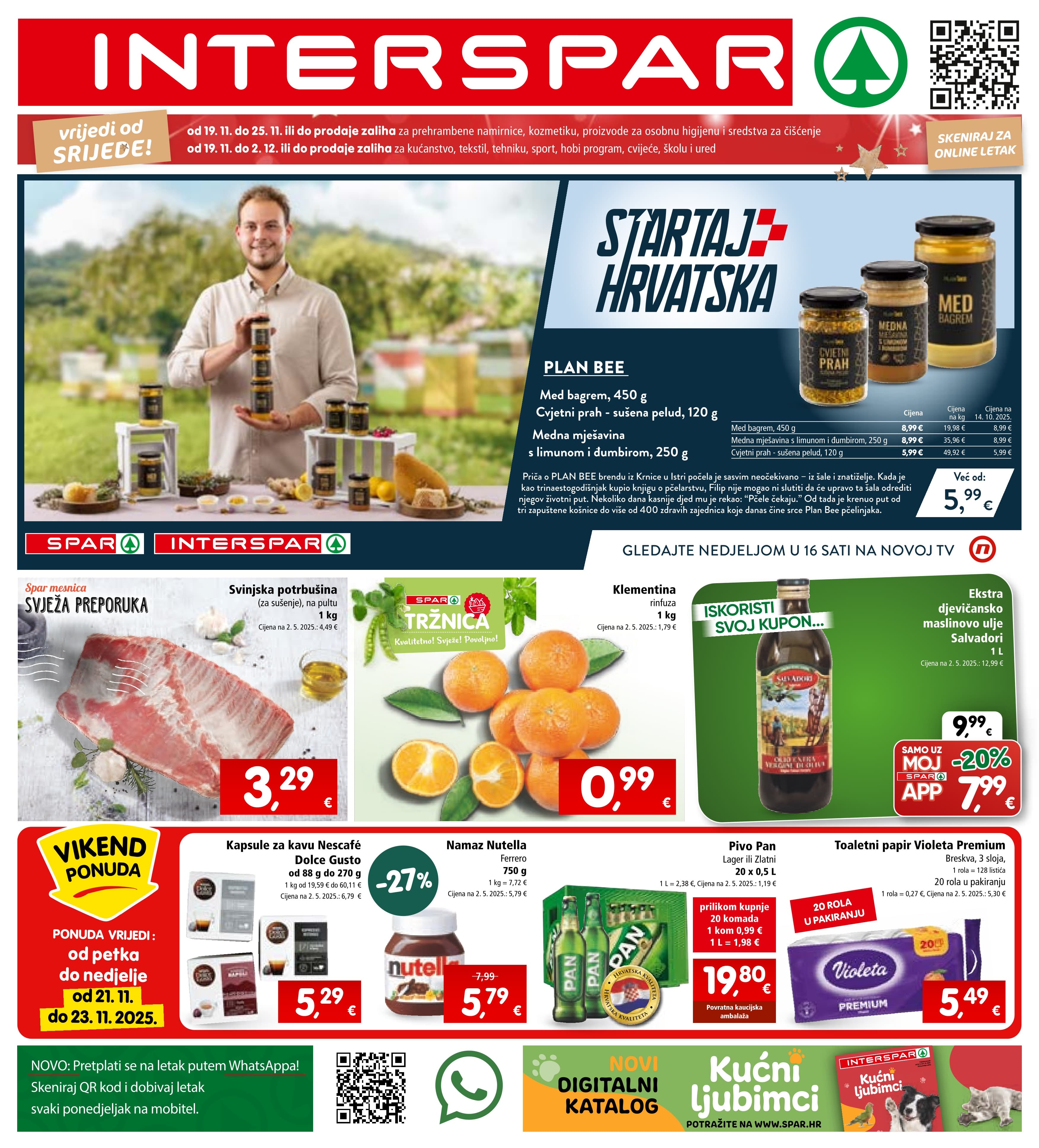Stranica 1. Interspar kataloga - Akcije od 19.11. do 25.11.2025.
