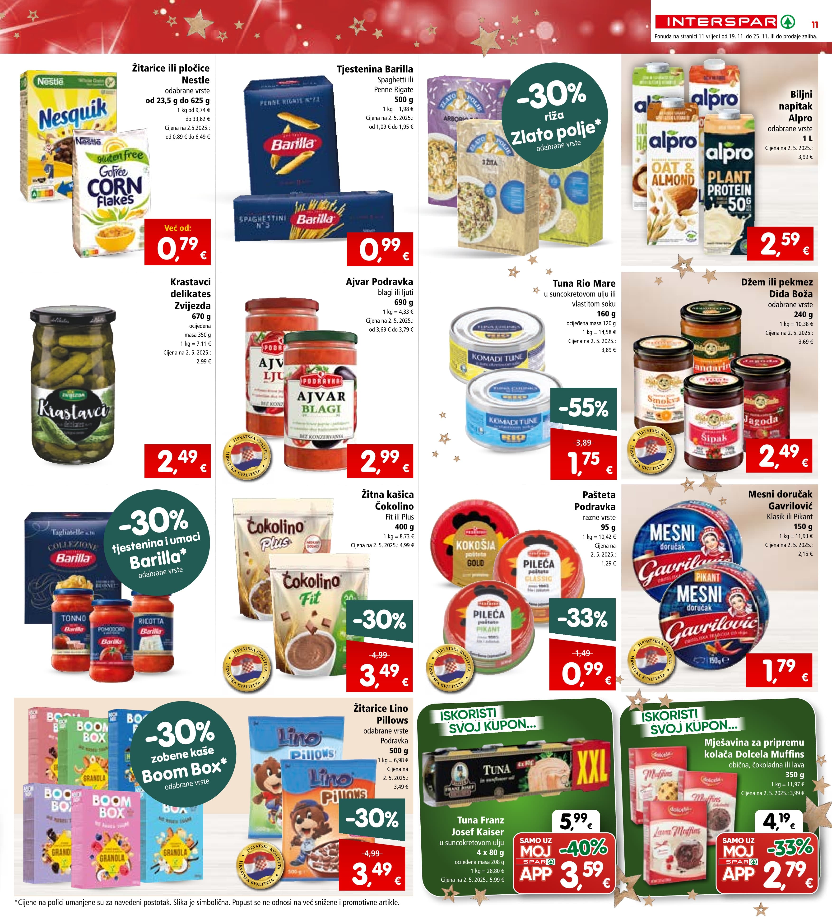 Stranica 13. Interspar kataloga - Akcije od 19.11. do 25.11.2025.