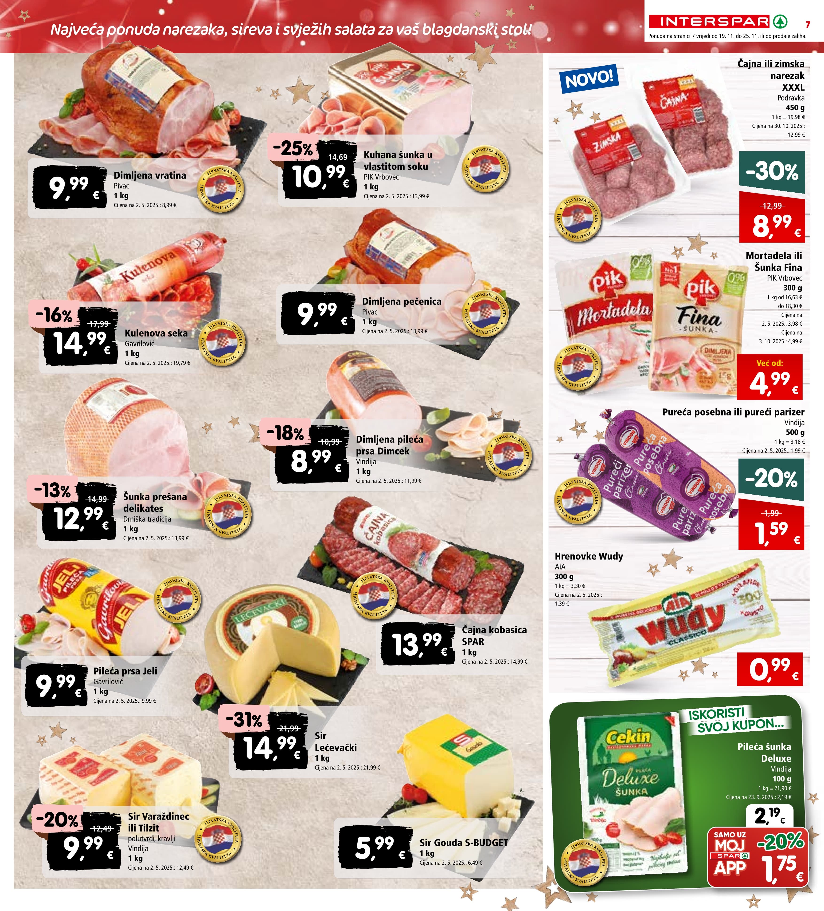 Stranica 9. Interspar kataloga - Akcije od 19.11. do 25.11.2025.