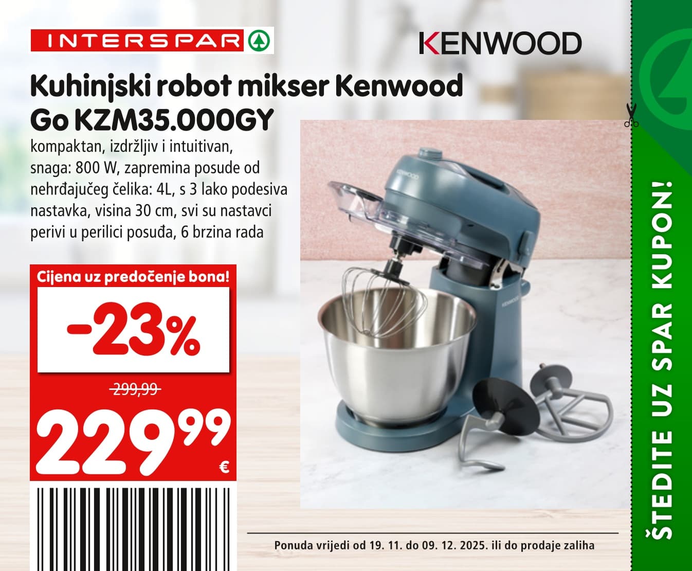 Stranica 12. Interspar kataloga - Akcije od 19.11. do 09.12.2025.