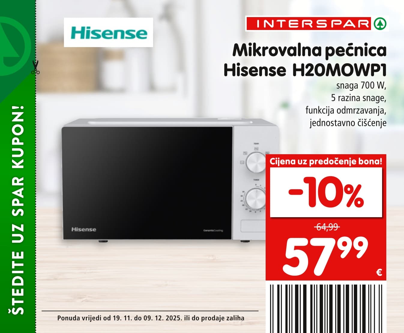 Stranica 15. Interspar kataloga - Akcije od 19.11. do 09.12.2025.