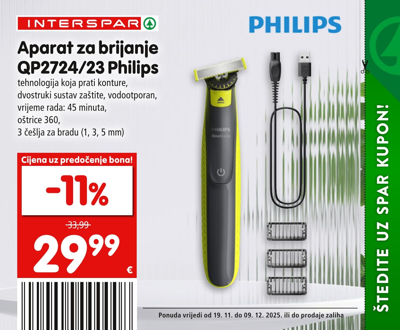 Stranica 2. Interspar kataloga - Akcije od 19.11. do 09.12.2025.