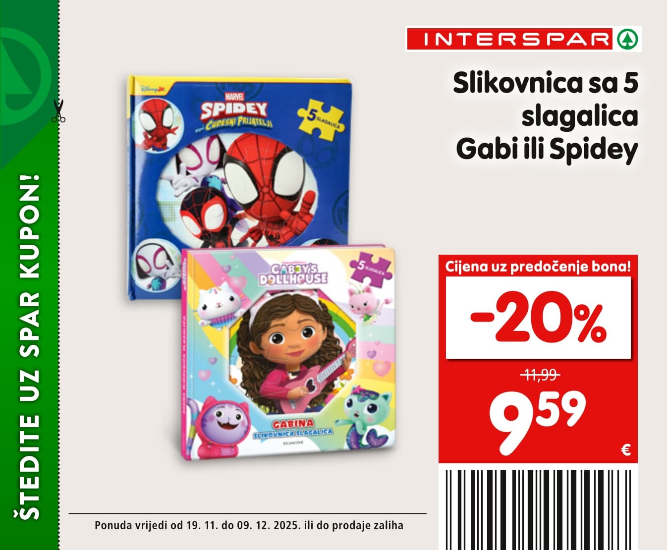 Stranica 29. Interspar kataloga - Akcije od 19.11. do 09.12.2025.