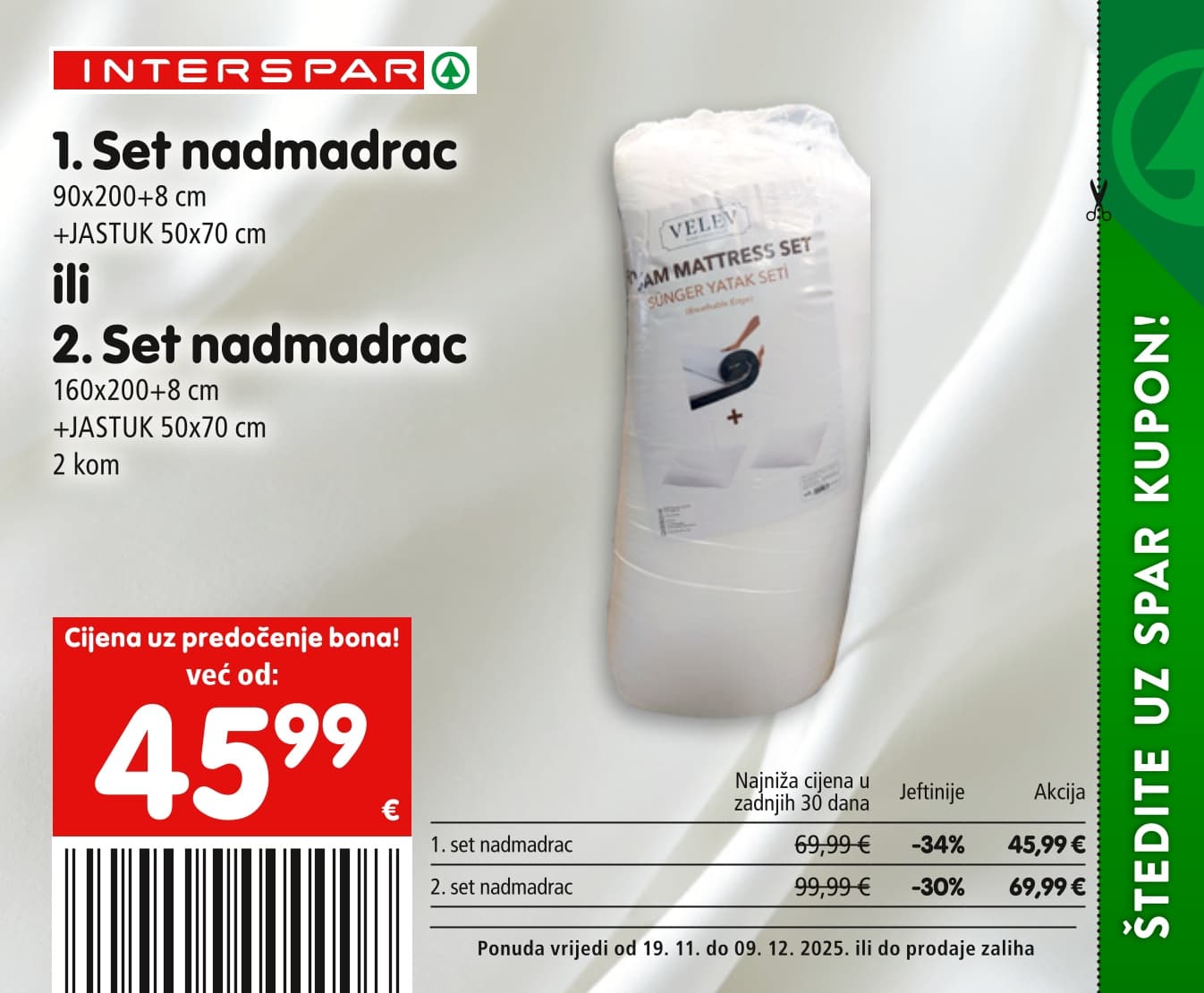 Stranica 36. Interspar kataloga - Akcije od 19.11. do 09.12.2025.