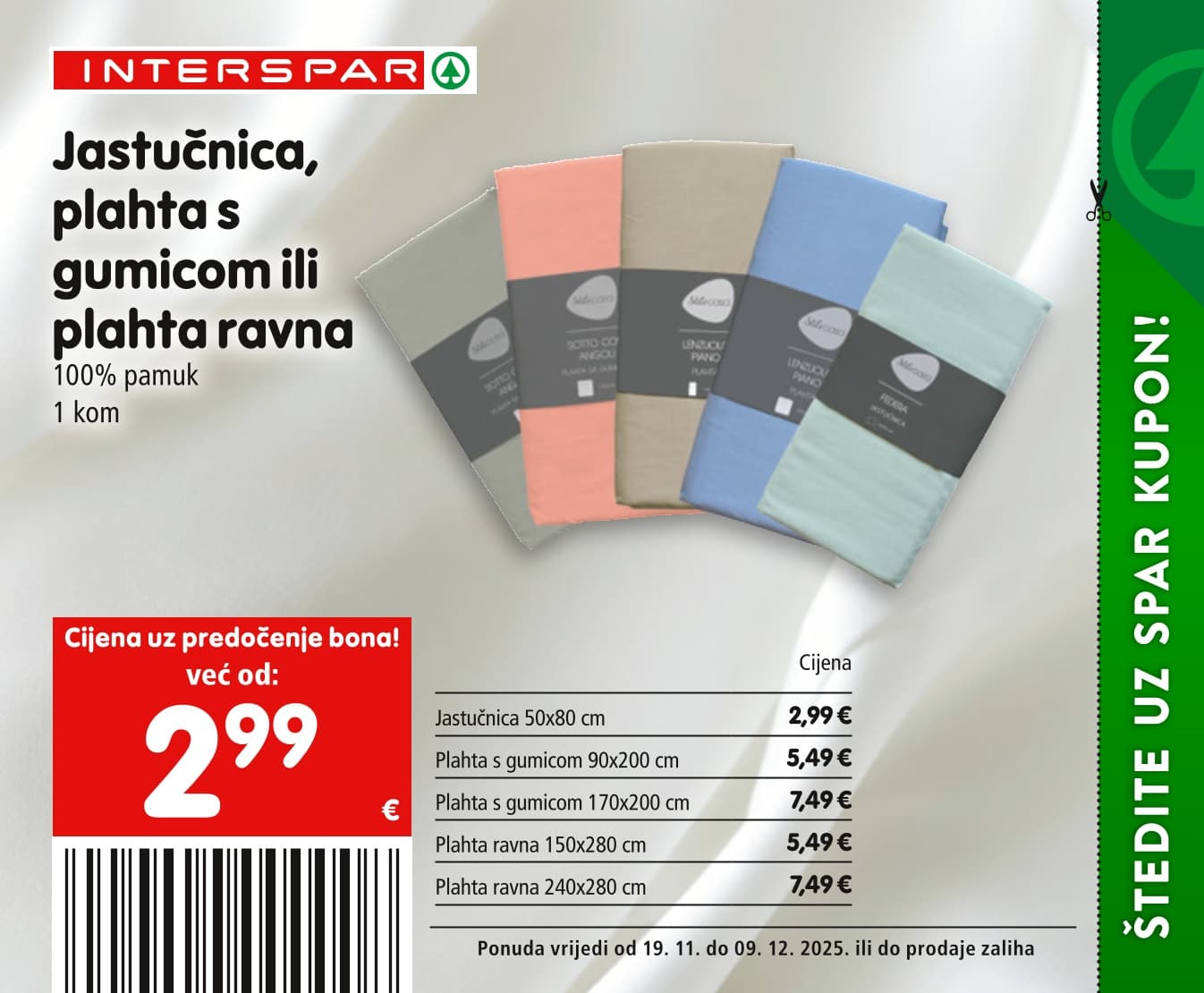 Stranica 38. Interspar kataloga - Akcije od 19.11. do 09.12.2025.