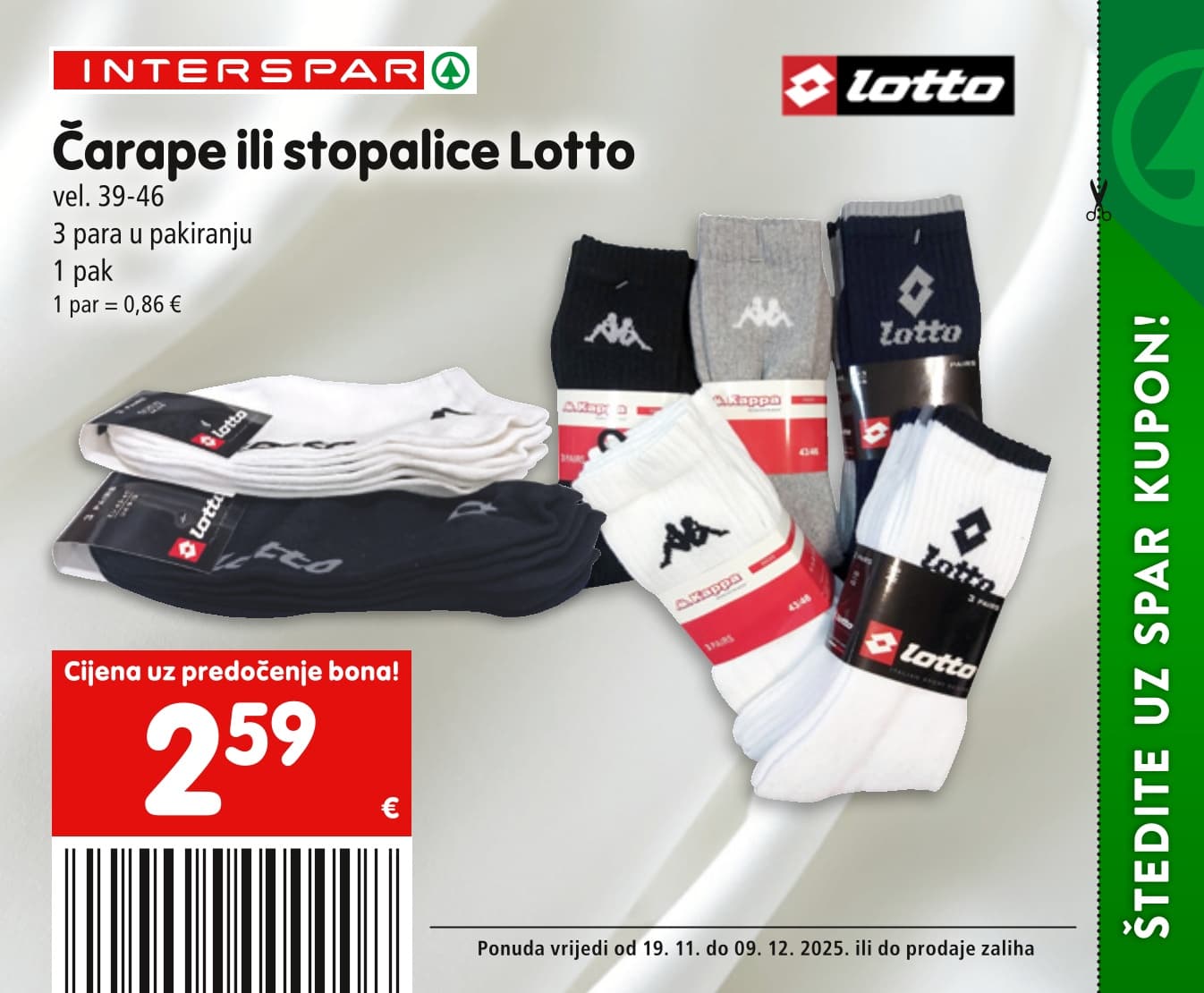 Stranica 44. Interspar kataloga - Akcije od 19.11. do 09.12.2025.