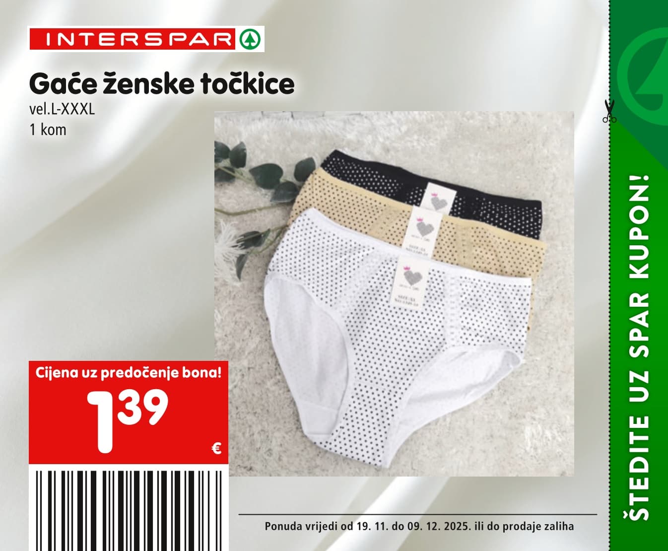 Stranica 46. Interspar kataloga - Akcije od 19.11. do 09.12.2025.