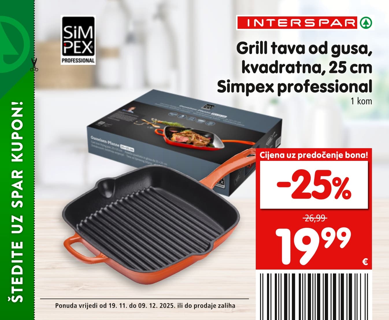 Stranica 49. Interspar kataloga - Akcije od 19.11. do 09.12.2025.
