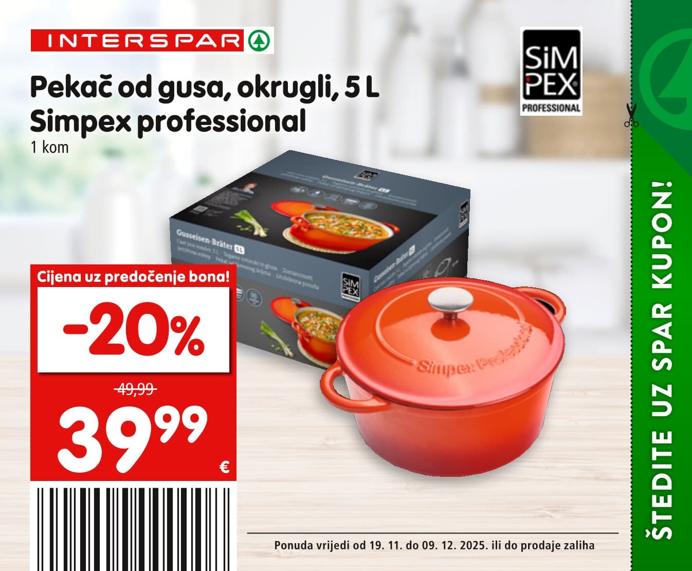 Stranica 50. Interspar kataloga - Akcije od 19.11. do 09.12.2025.