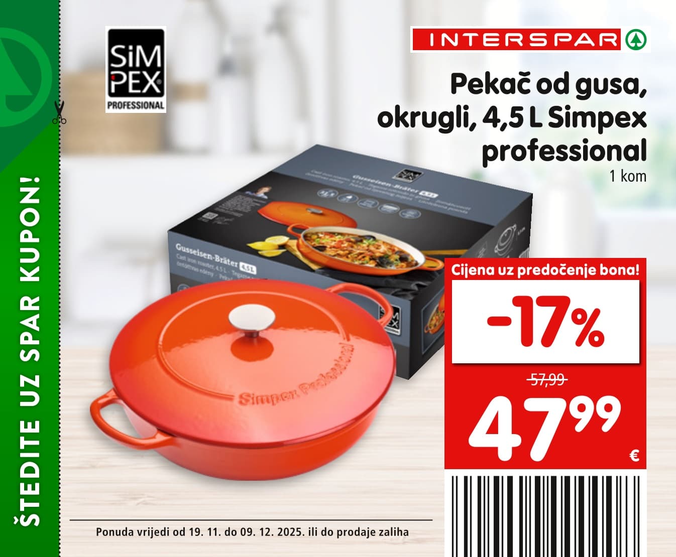 Stranica 51. Interspar kataloga - Akcije od 19.11. do 09.12.2025.