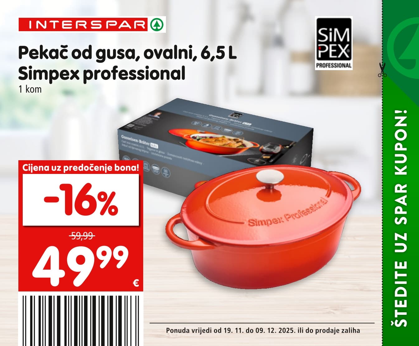 Stranica 52. Interspar kataloga - Akcije od 19.11. do 09.12.2025.