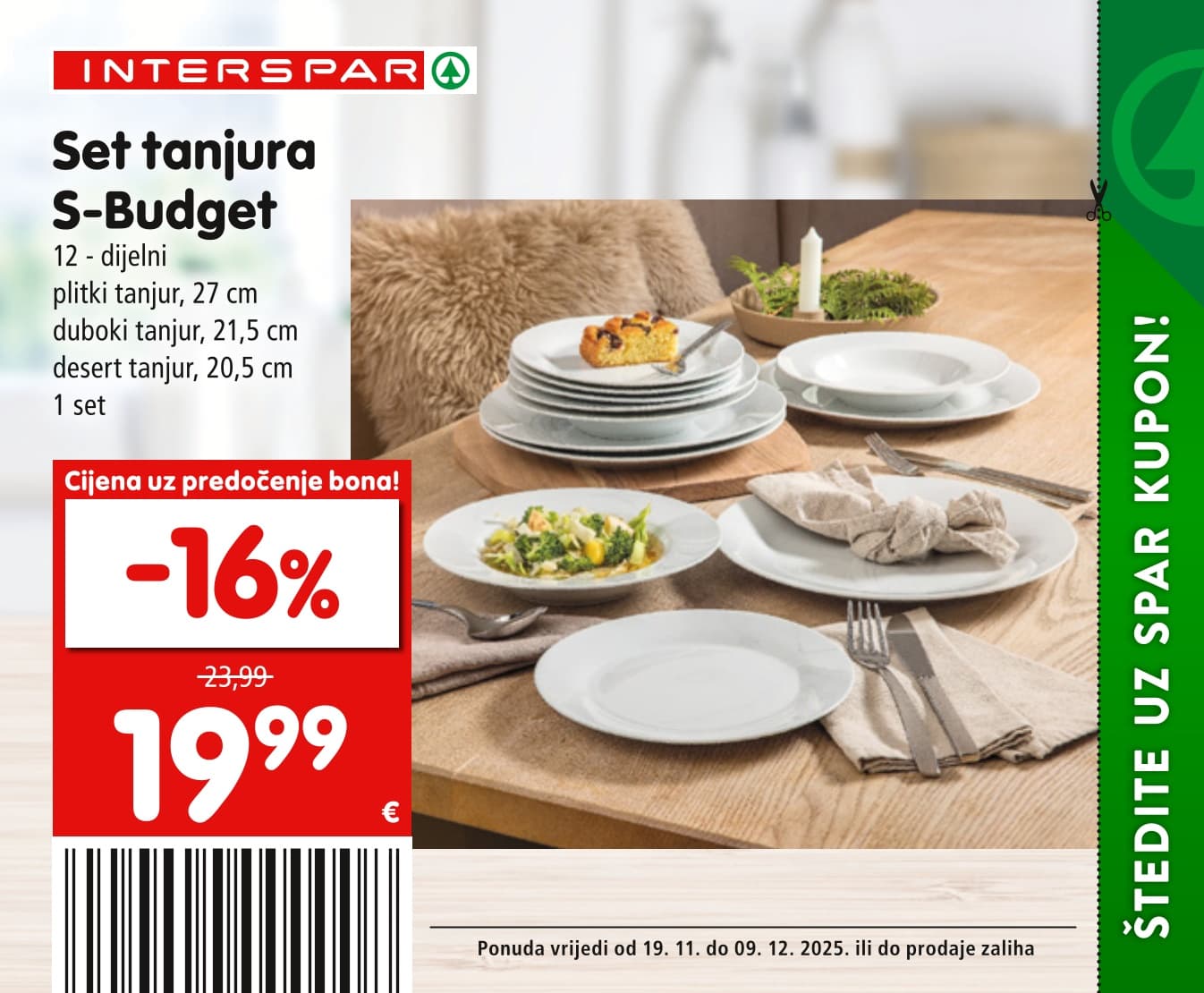 Stranica 54. Interspar kataloga - Akcije od 19.11. do 09.12.2025.