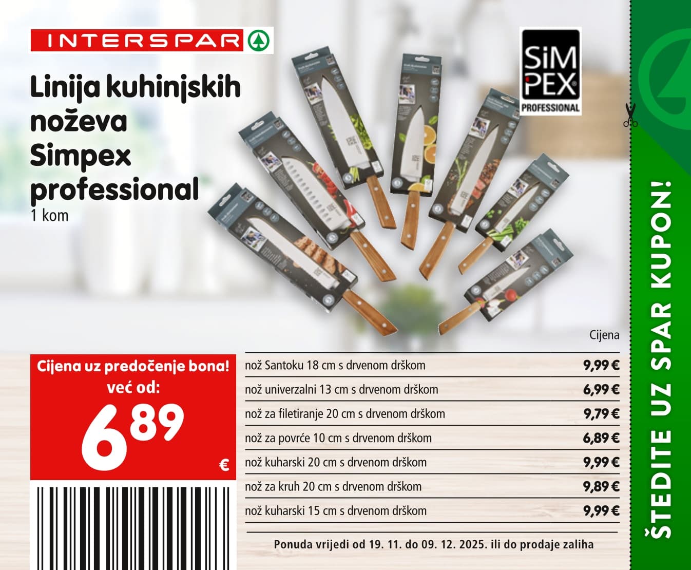 Stranica 58. Interspar kataloga - Akcije od 19.11. do 09.12.2025.