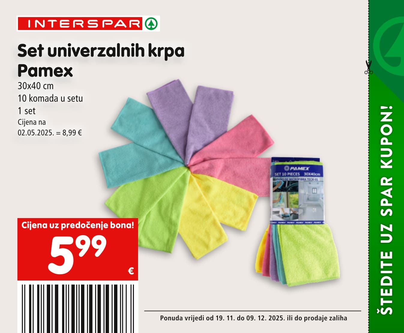 Stranica 60. Interspar kataloga - Akcije od 19.11. do 09.12.2025.
