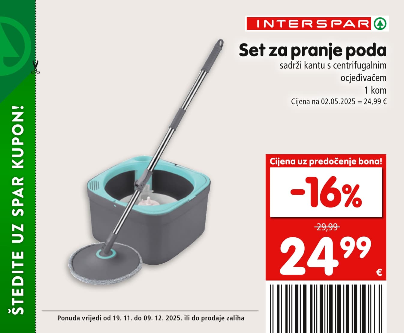 Stranica 61. Interspar kataloga - Akcije od 19.11. do 09.12.2025.